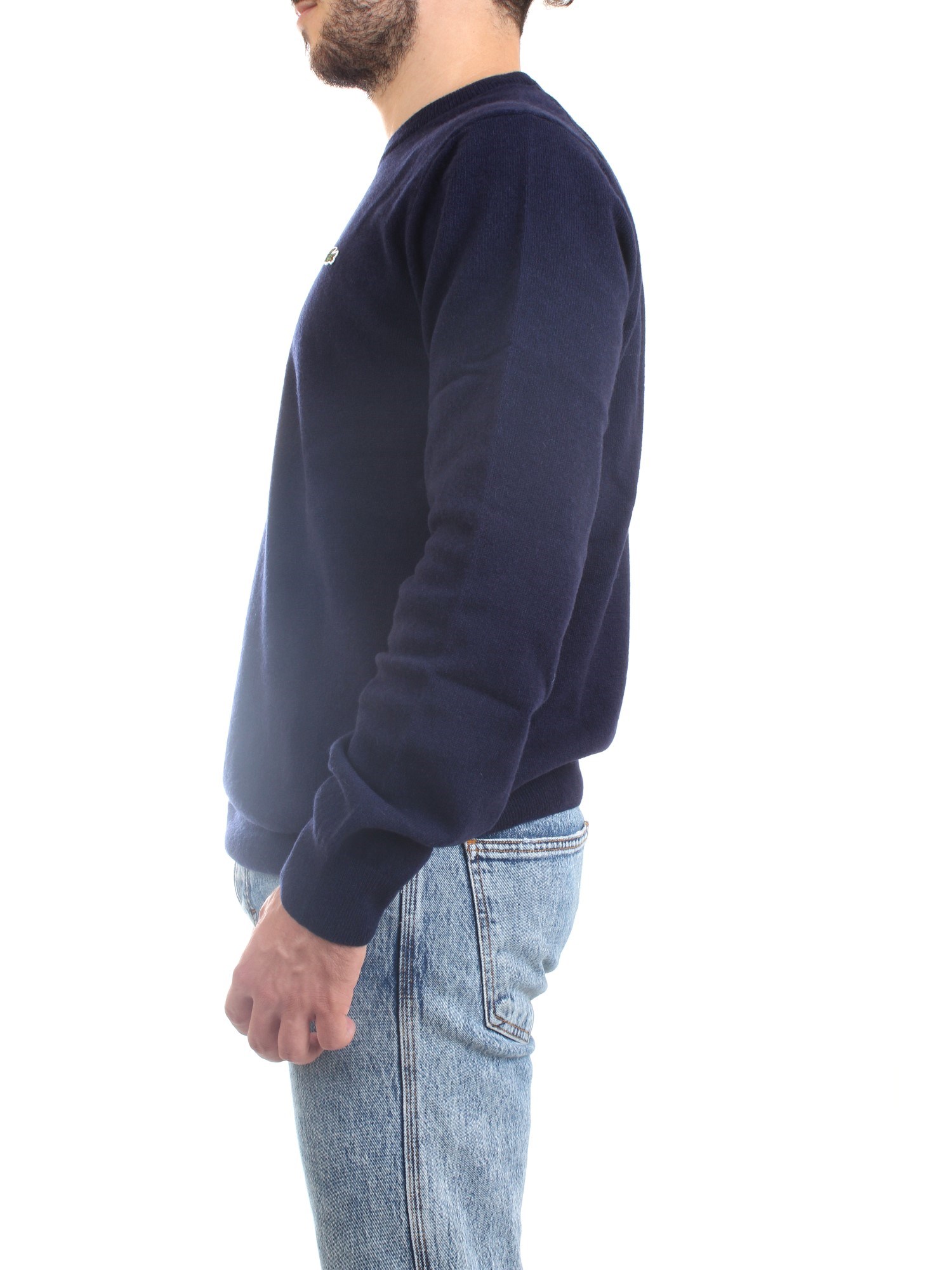 Lacoste AH3449 00 Blu Abbigliamento Uomo Maglioni Lacoste AH3449 00 Blu Abbigliamento Uomo Maglioni
