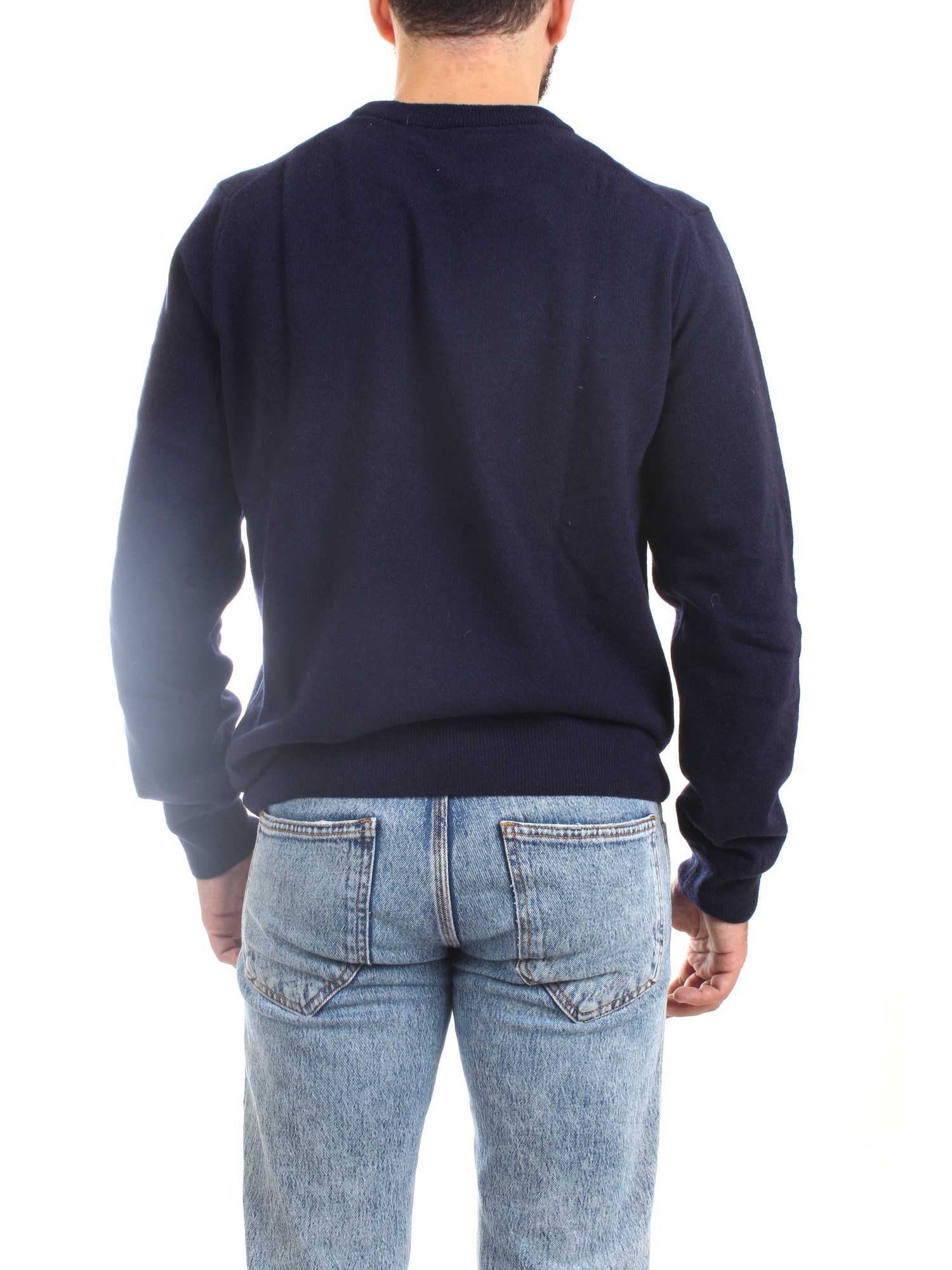 Lacoste AH3449 00 Blu Abbigliamento Uomo Maglioni Lacoste AH3449 00 Blu Abbigliamento Uomo Maglioni