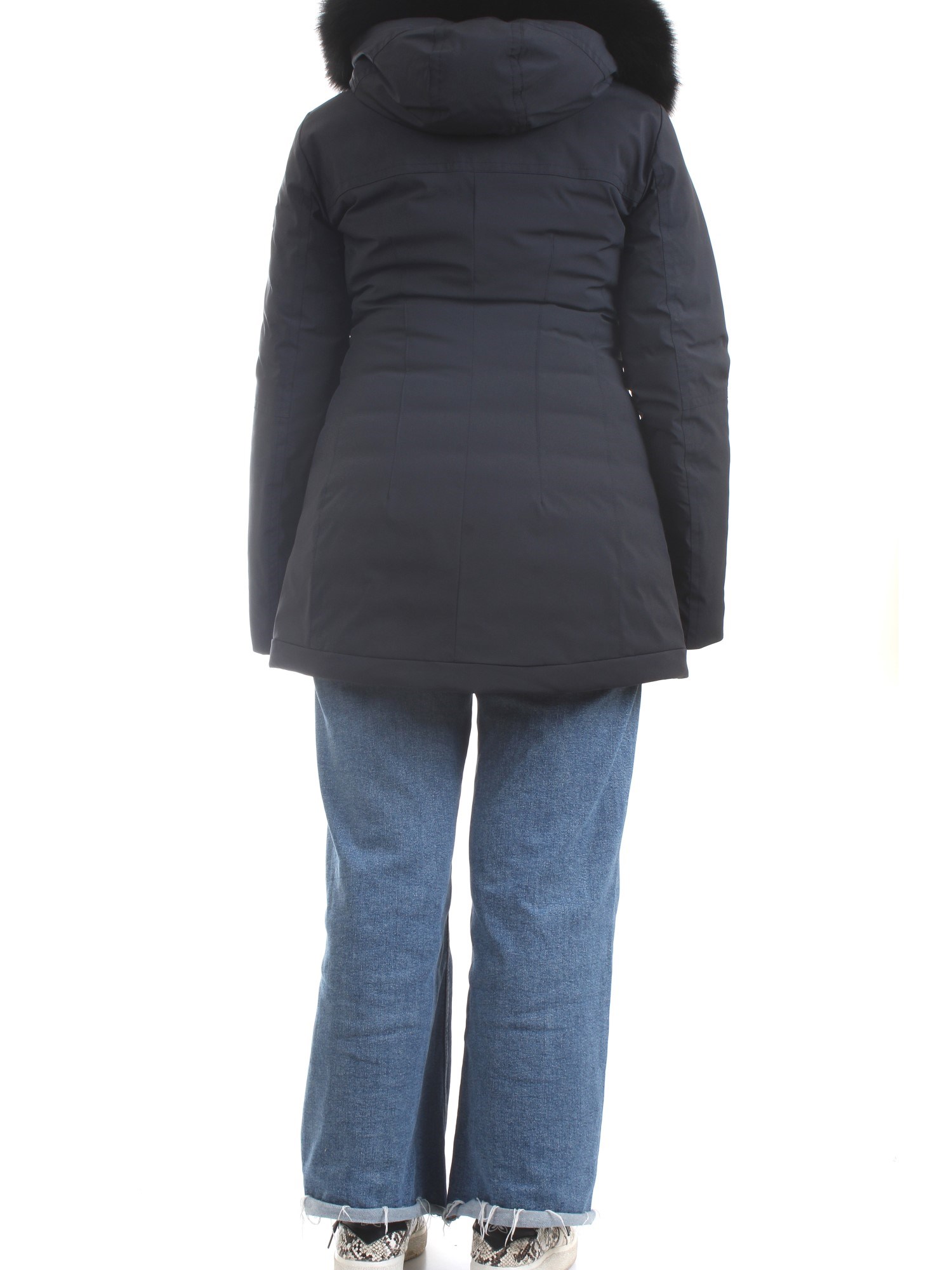 PEUTEREY PED4445 Black Clothing Woman Duvet PEUTEREY PED4445 Black Clothing Woman Duvet