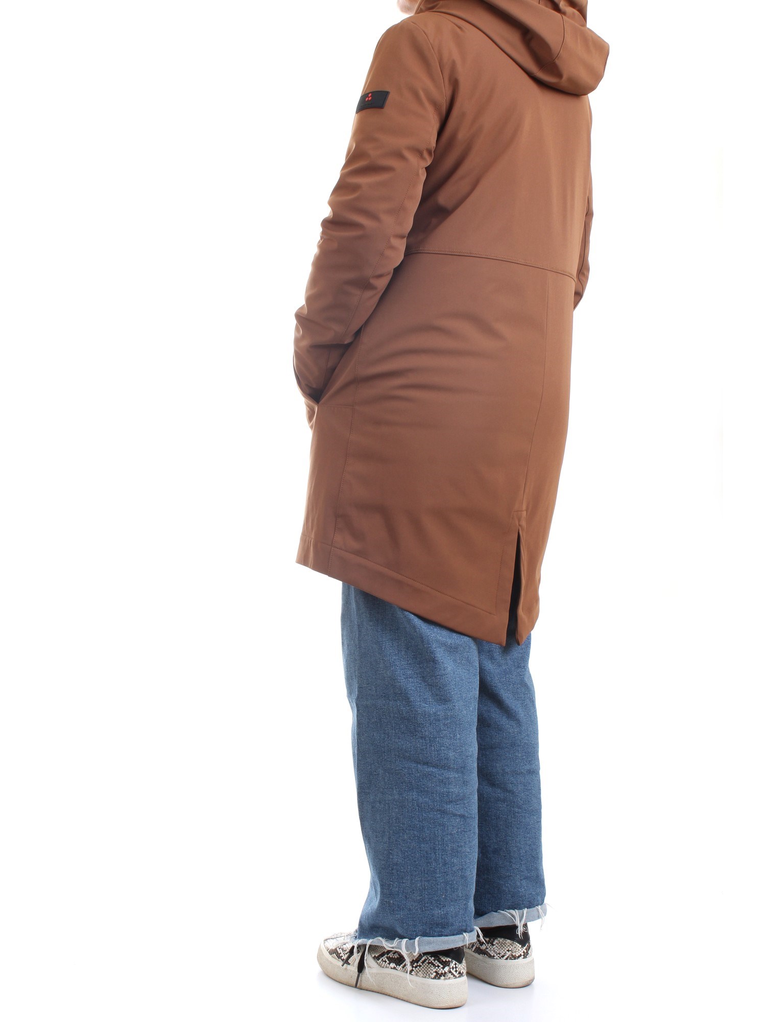 PEUTEREY PED4027 Brown Clothing Woman Duvet PEUTEREY PED4027 Brown Clothing Woman Duvet