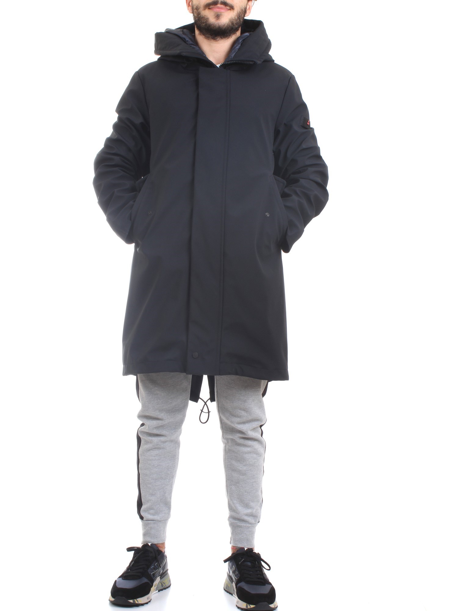 PEUTEREY PEU4113 Black Clothing Man PARKA PEUTEREY PEU4113 Black Clothing Man PARKA