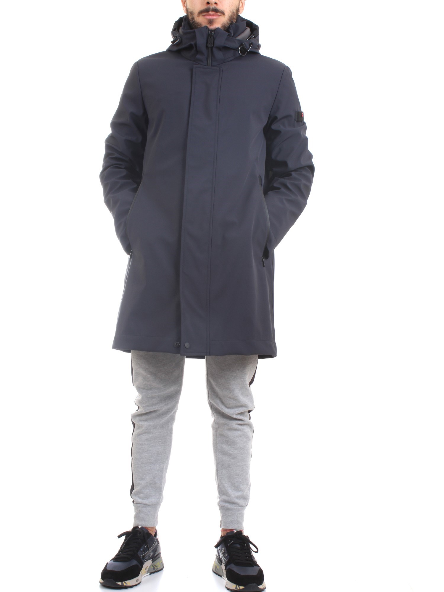 PEUTEREY PEU4365 Black Clothing Man PARKA PEUTEREY PEU4365 Black Clothing Man PARKA