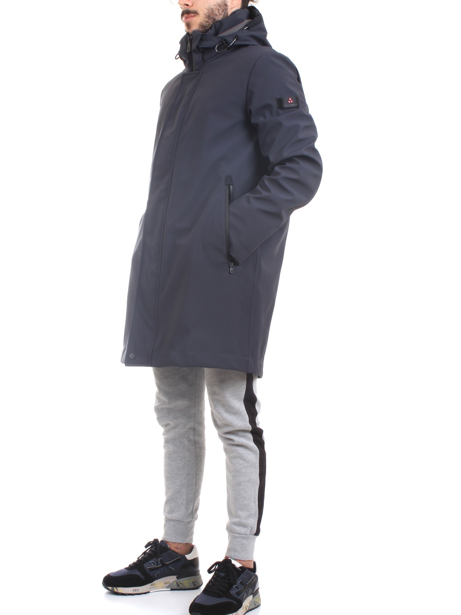 PEUTEREY PEU4365 Black Clothing Man PARKA PEUTEREY PEU4365 Black Clothing Man PARKA