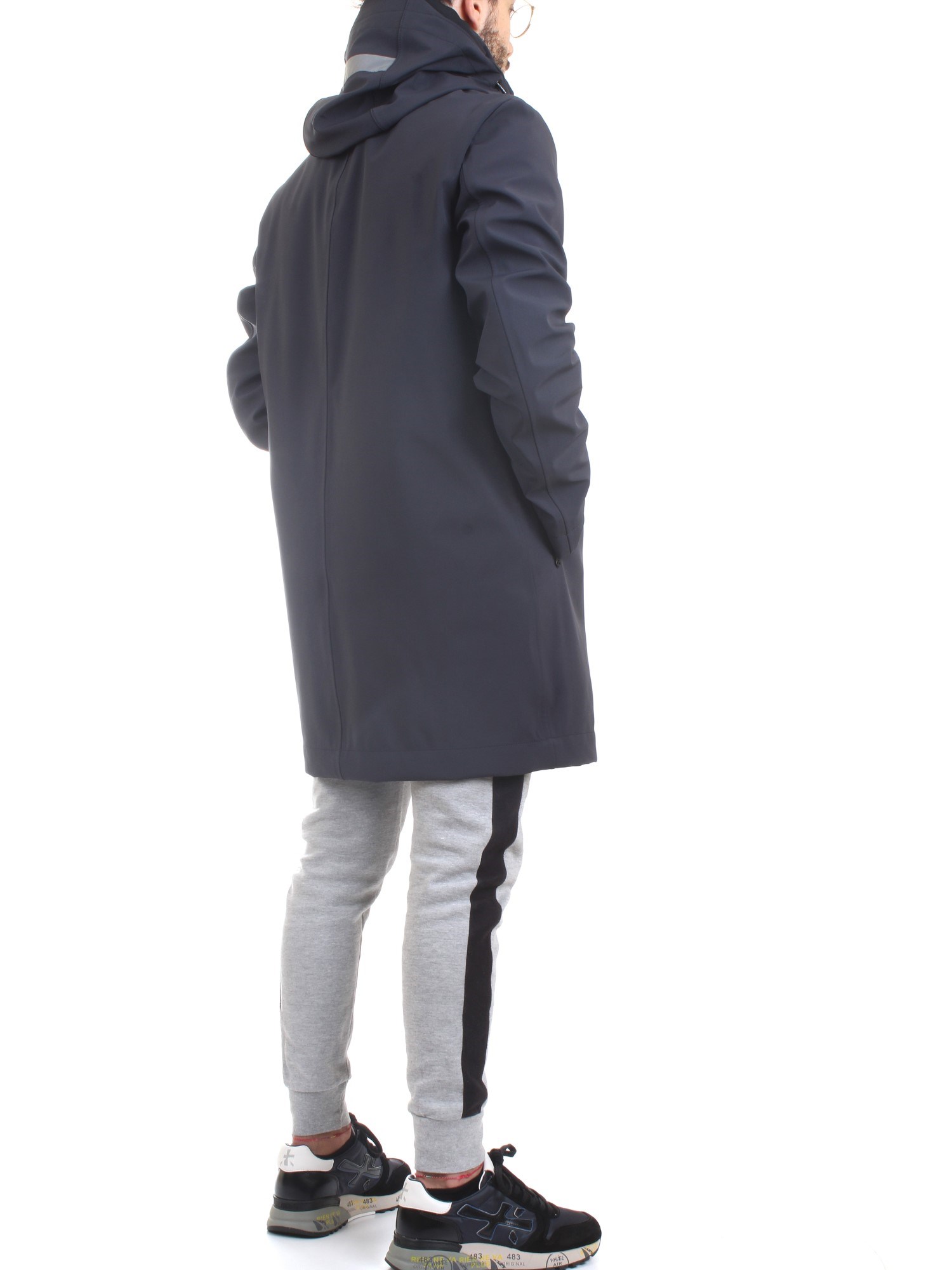 PEUTEREY PEU4365 Black Clothing Man PARKA PEUTEREY PEU4365 Black Clothing Man PARKA