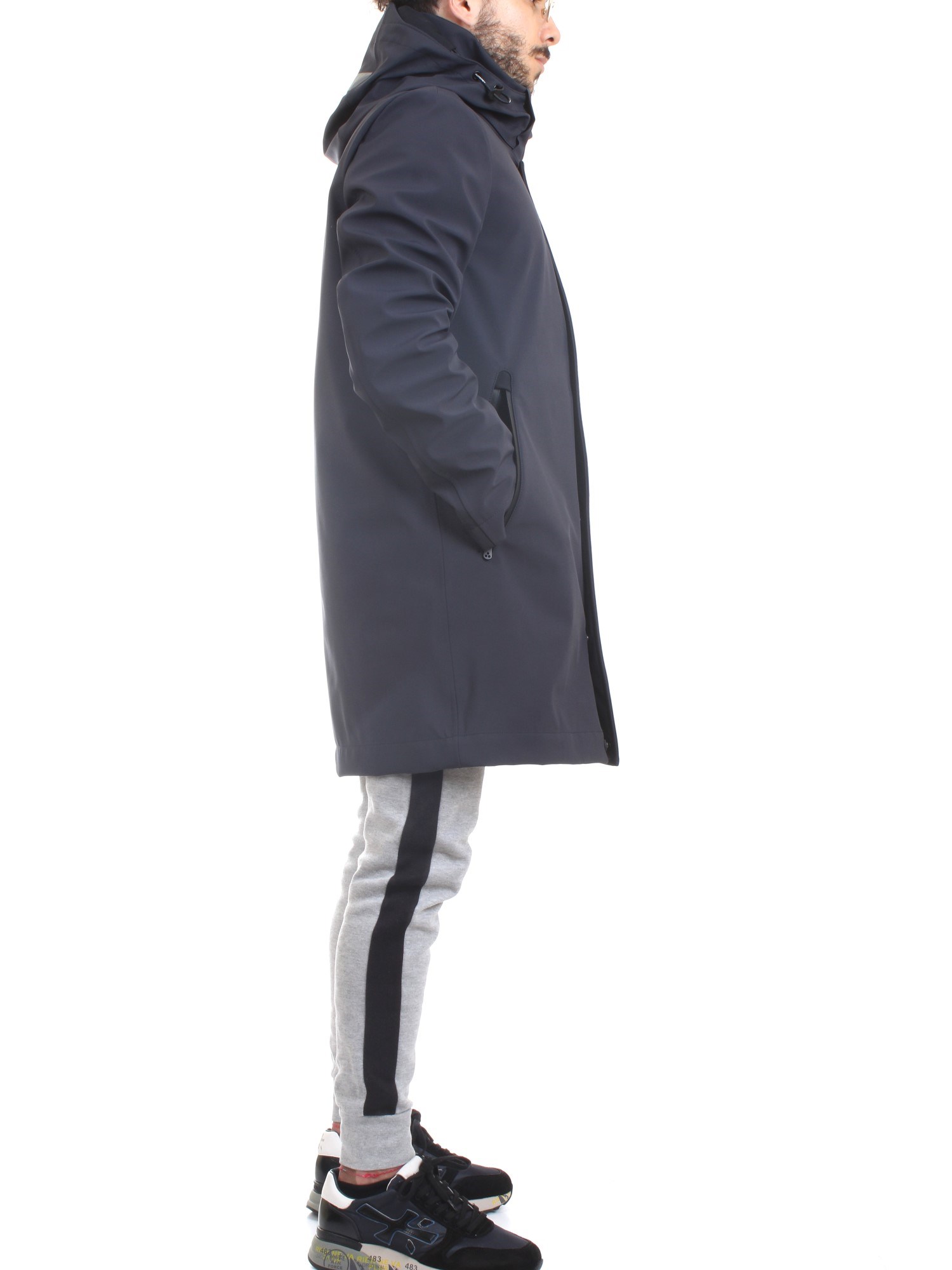 PEUTEREY PEU4365 Black Clothing Man PARKA PEUTEREY PEU4365 Black Clothing Man PARKA