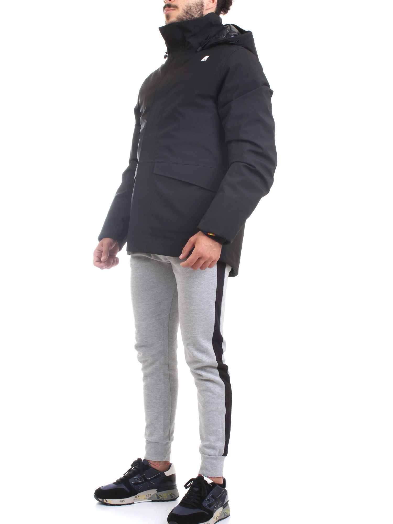 K-WAY K41279W Black Clothing Man PARKA K-WAY K41279W Black Clothing Man PARKA