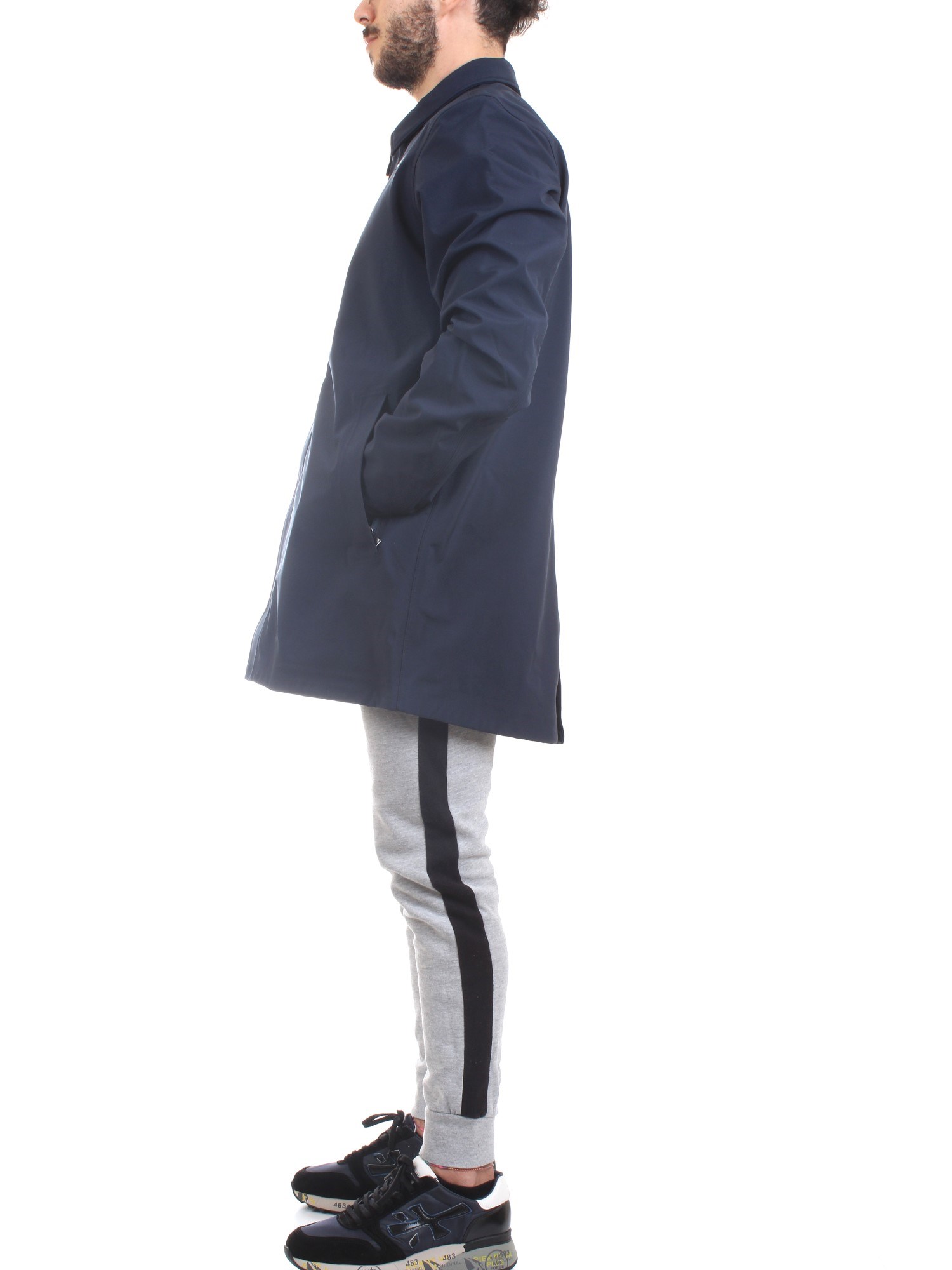 K-WAY k5112vw Blue Clothing Man PARKA K-WAY k5112vw Blue Clothing Man PARKA