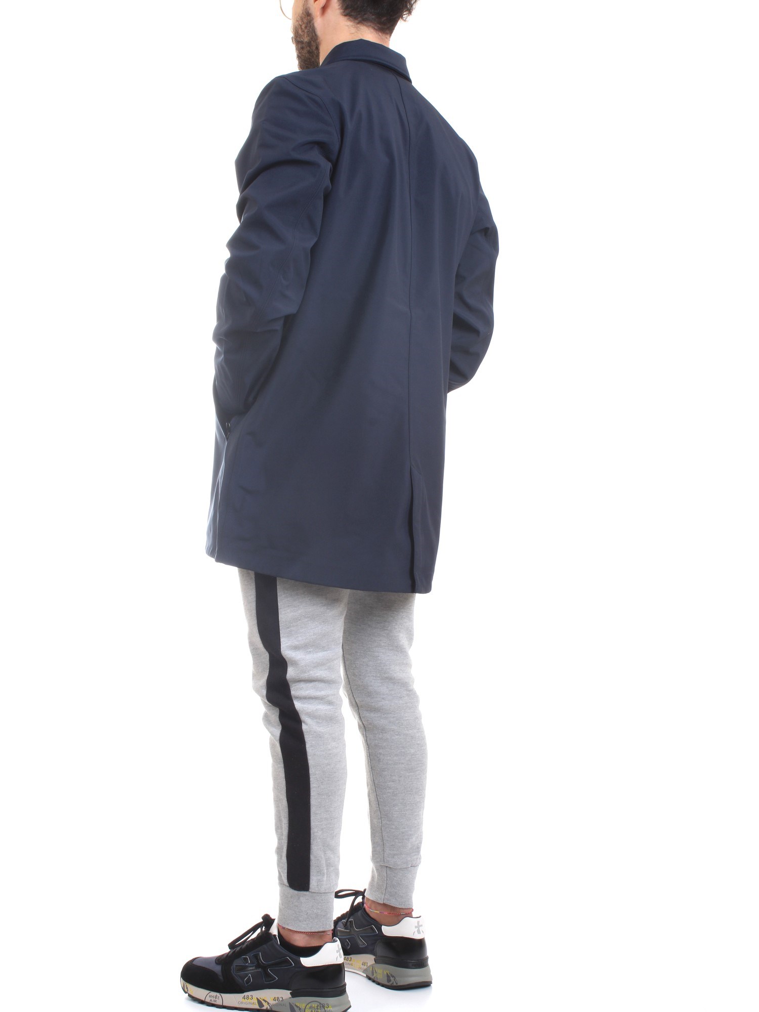 K-WAY k5112vw Blue Clothing Man PARKA K-WAY k5112vw Blue Clothing Man PARKA