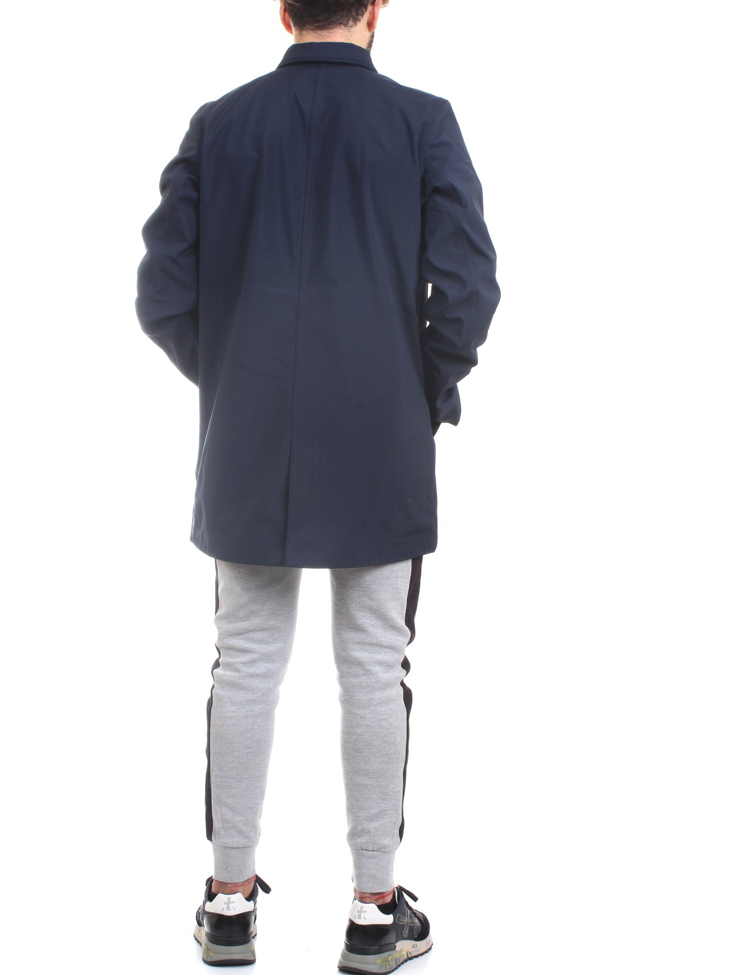K-WAY k5112vw Blue Clothing Man PARKA K-WAY k5112vw Blue Clothing Man PARKA