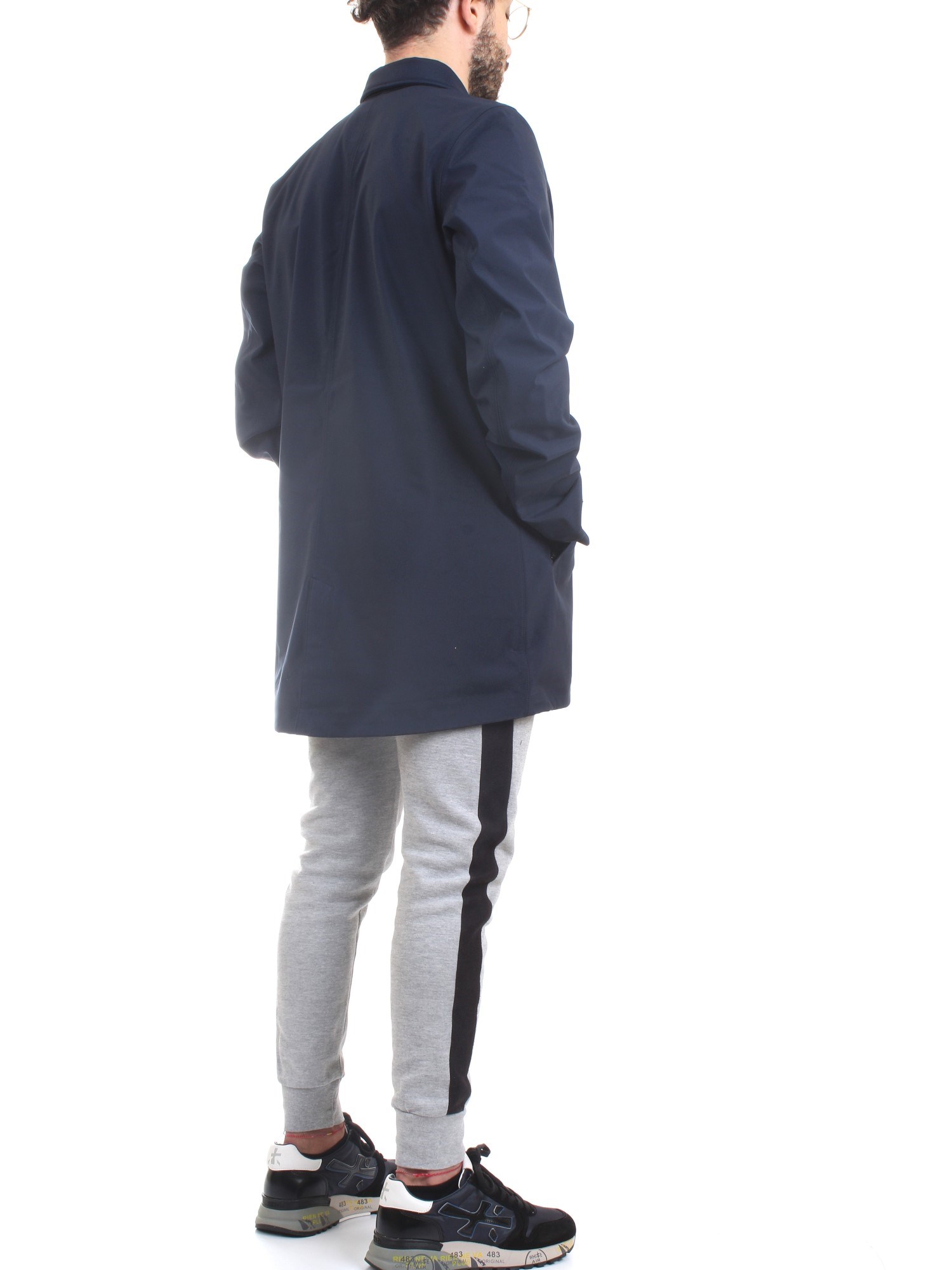 K-WAY k5112vw Blue Clothing Man PARKA K-WAY k5112vw Blue Clothing Man PARKA