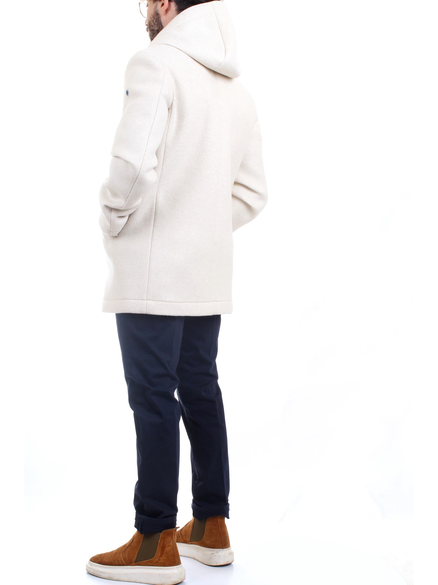 MANUEL RITZ 3332H8317 Milk Clothing Man PARKA MANUEL RITZ 3332H8317 Milk Clothing Man PARKA