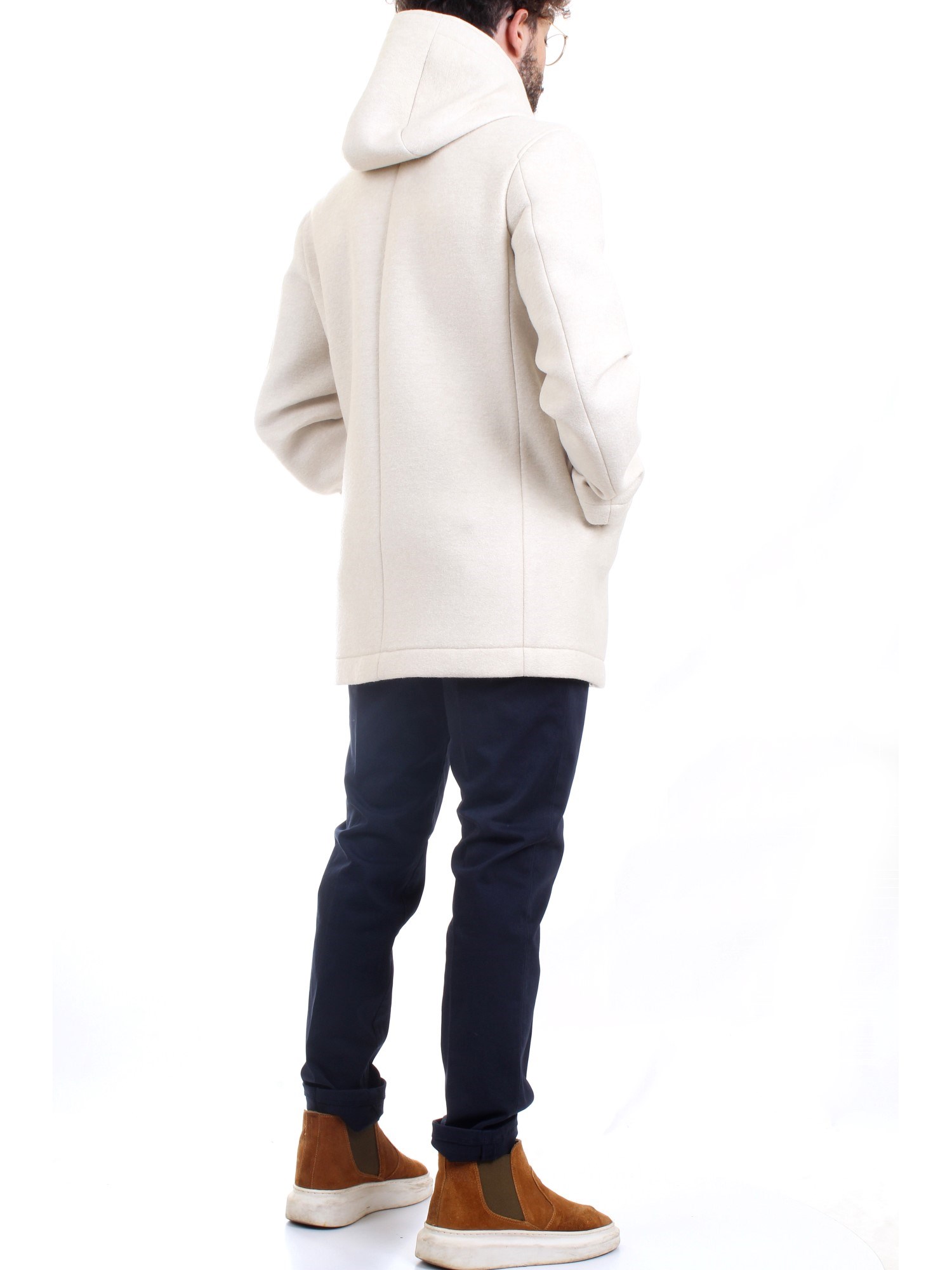 MANUEL RITZ 3332H8317 Milk Clothing Man PARKA MANUEL RITZ 3332H8317 Milk Clothing Man PARKA
