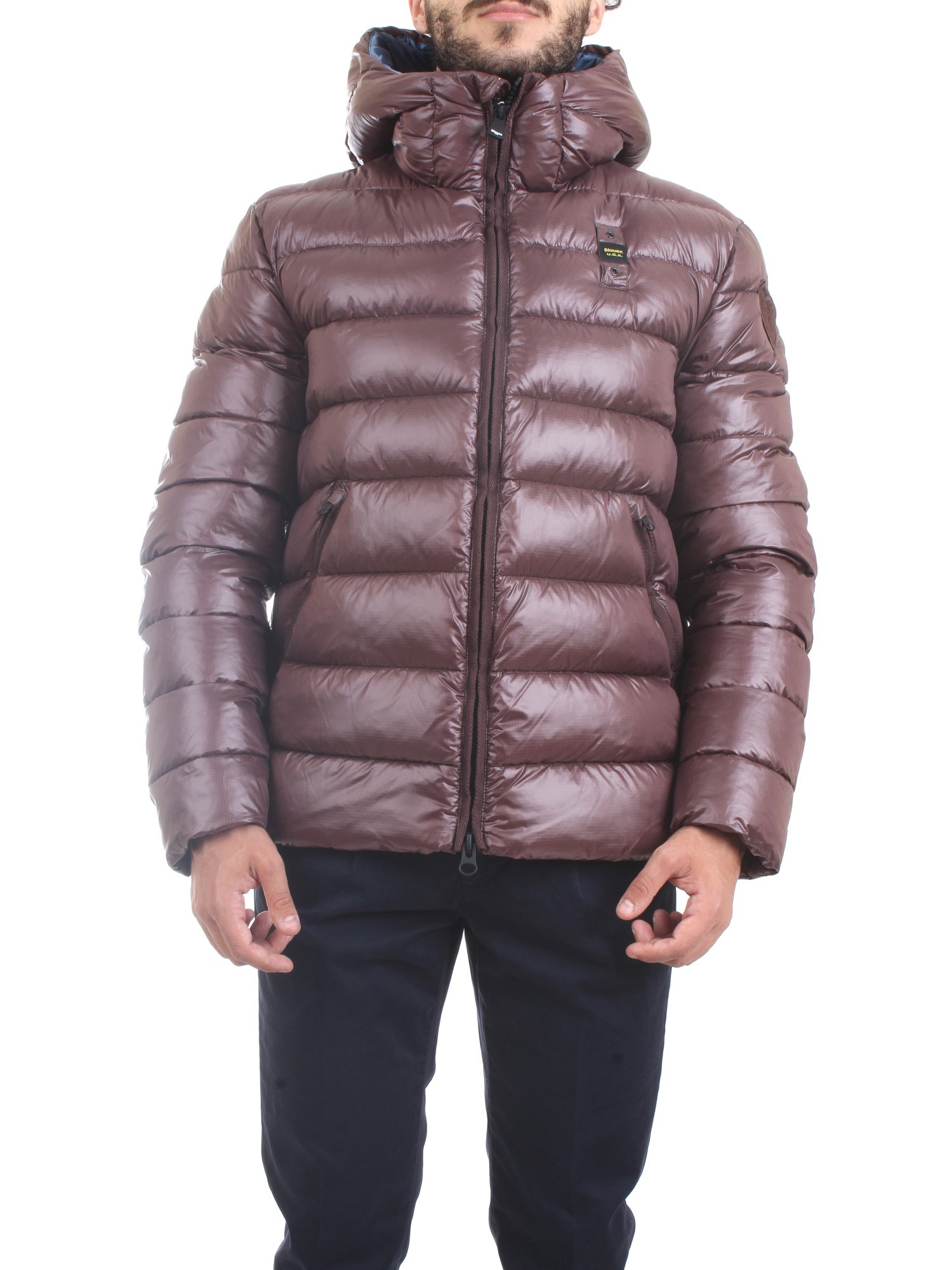 Blauer 22WBLUC02142 005958 Brown Clothing Man Duvet Blauer 22WBLUC02142 005958 Brown Clothing Man Duvet