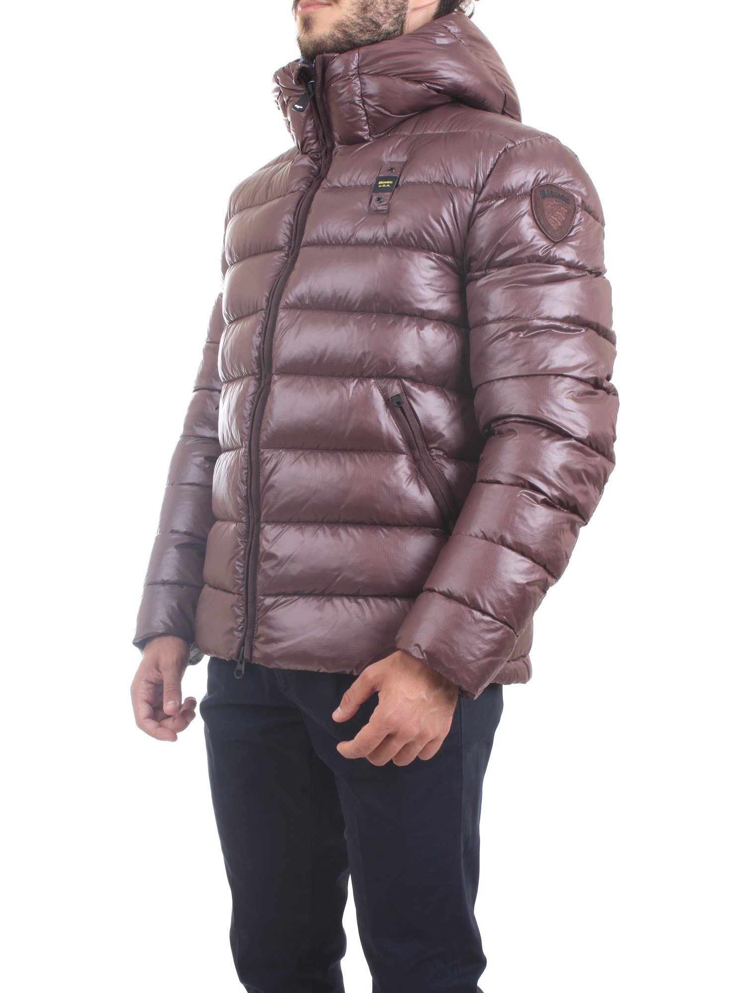 Blauer 22WBLUC02142 005958 Brown Clothing Man Duvet Blauer 22WBLUC02142 005958 Brown Clothing Man Duvet