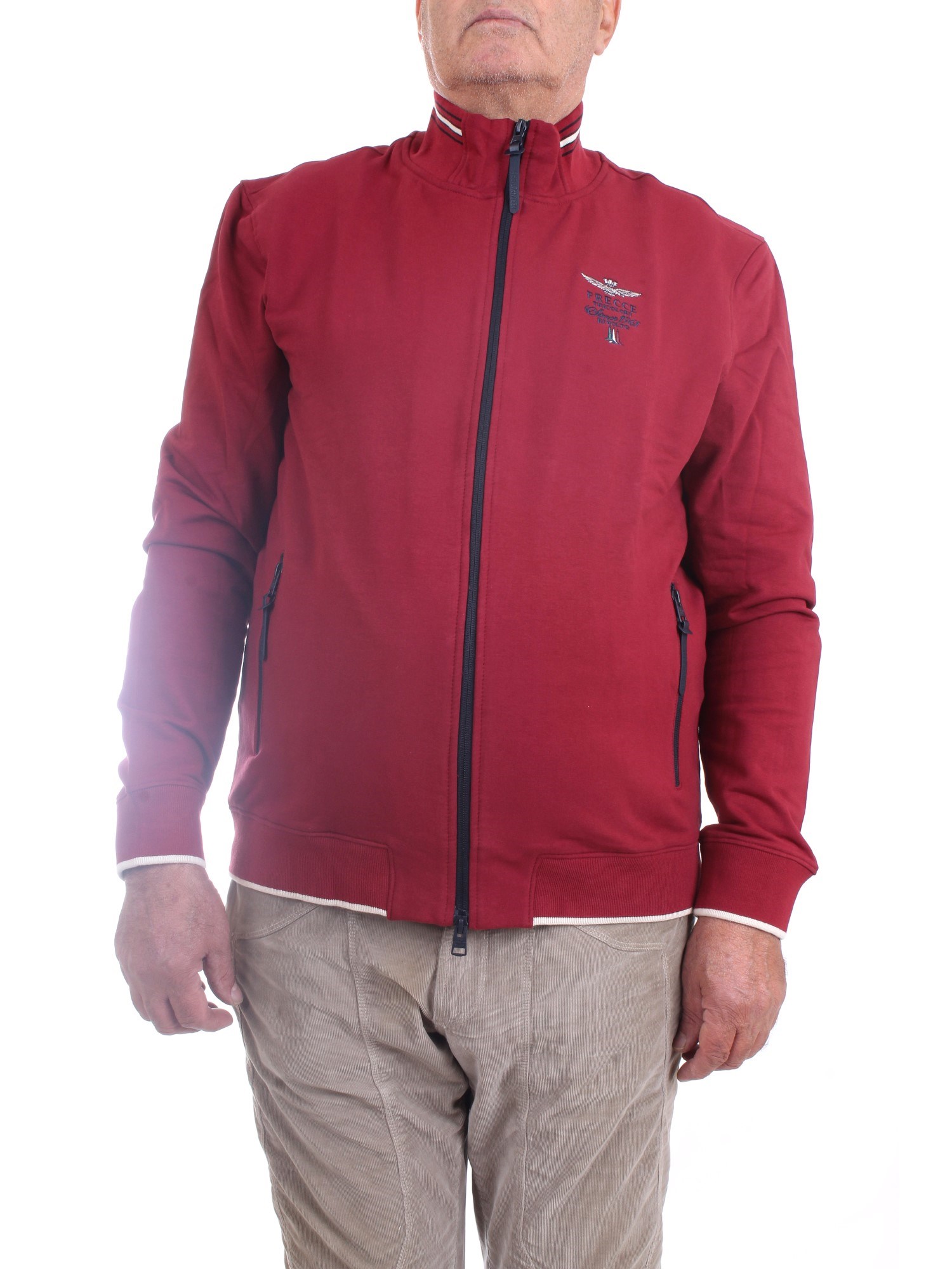 AERONAUTICA MILITARE 222FE1713F439 Bordeaux Clothing Man Sweater AERONAUTICA MILITARE 222FE1713F439 Bordeaux Clothing Man Sweater