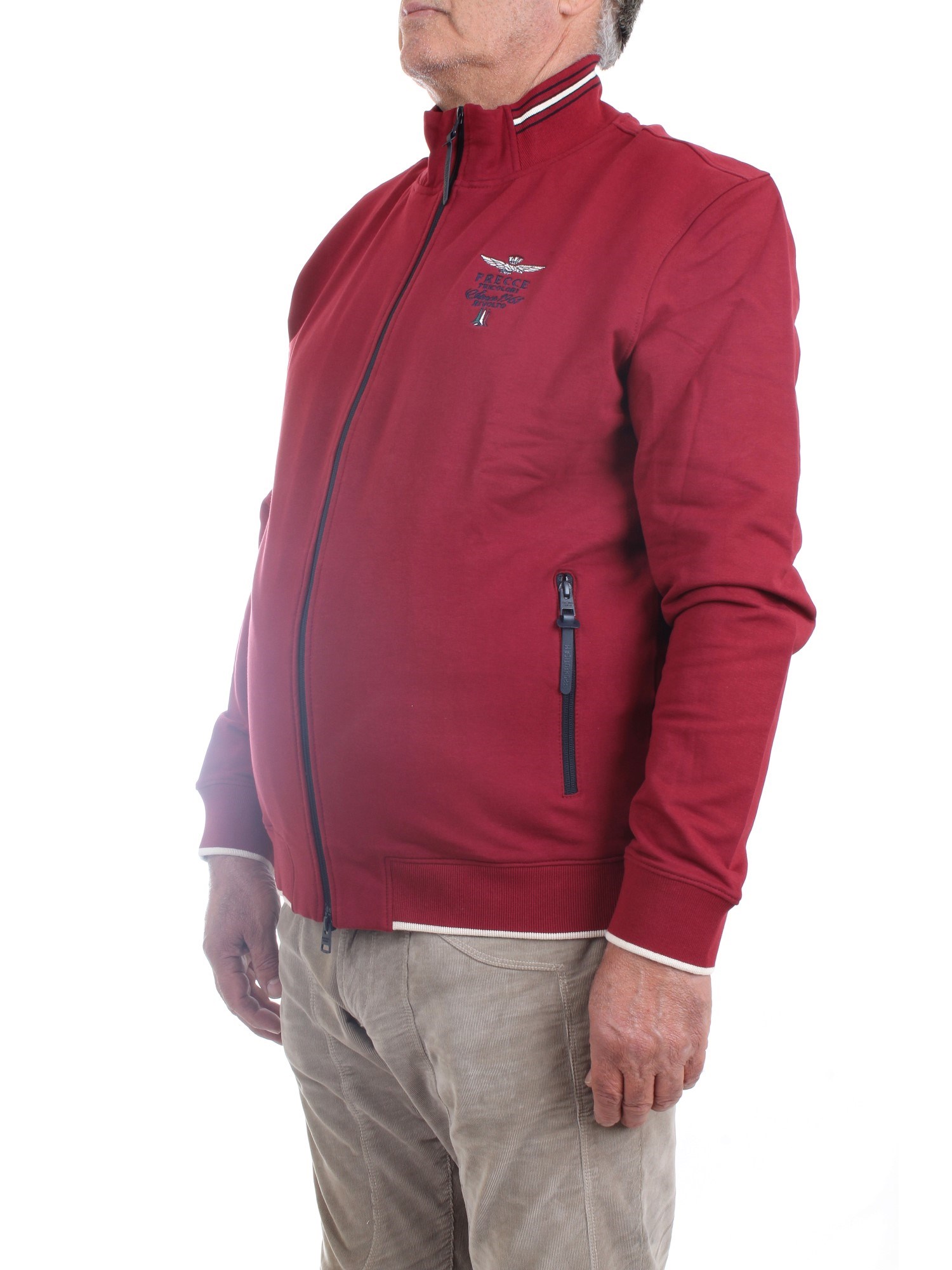 AERONAUTICA MILITARE 222FE1713F439 Bordeaux Clothing Man Sweater AERONAUTICA MILITARE 222FE1713F439 Bordeaux Clothing Man Sweater