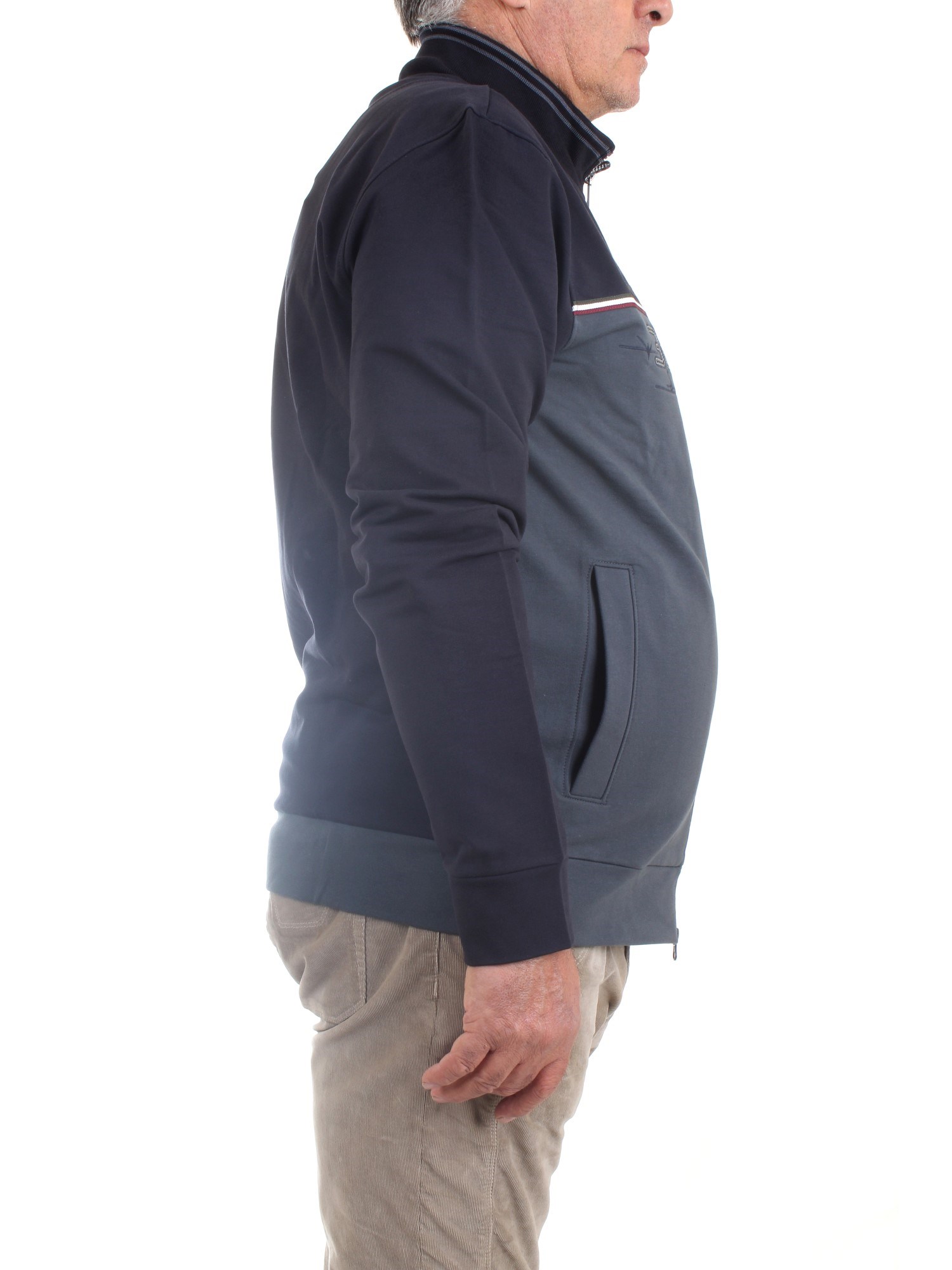 AERONAUTICA MILITARE 222FE1725F481 Grey Clothing Man Sweater AERONAUTICA MILITARE 222FE1725F481 Grey Clothing Man Sweater