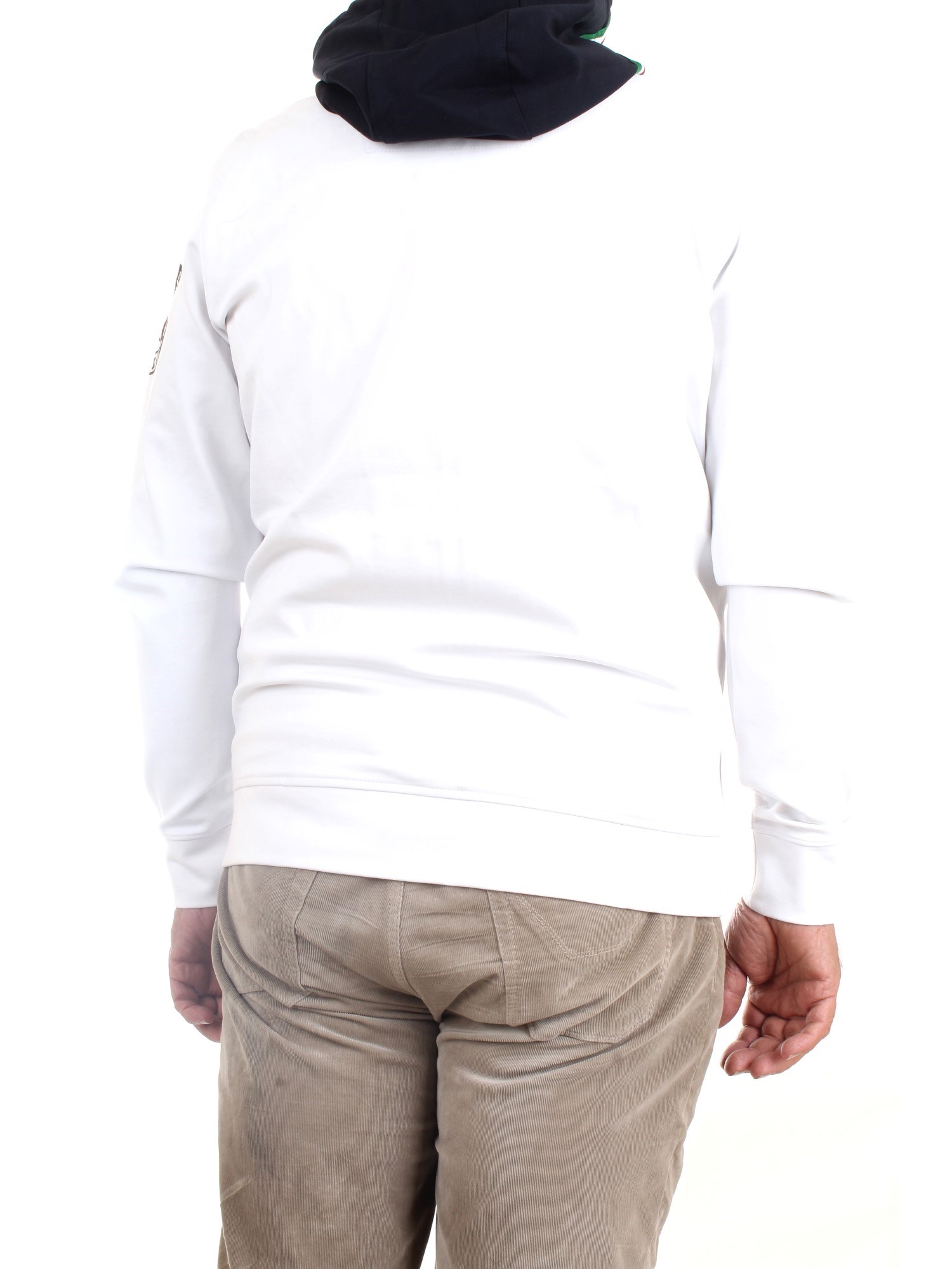 AERONAUTICA MILITARE 222FE1742F475 White Clothing Man Sweater AERONAUTICA MILITARE 222FE1742F475 White Clothing Man Sweater