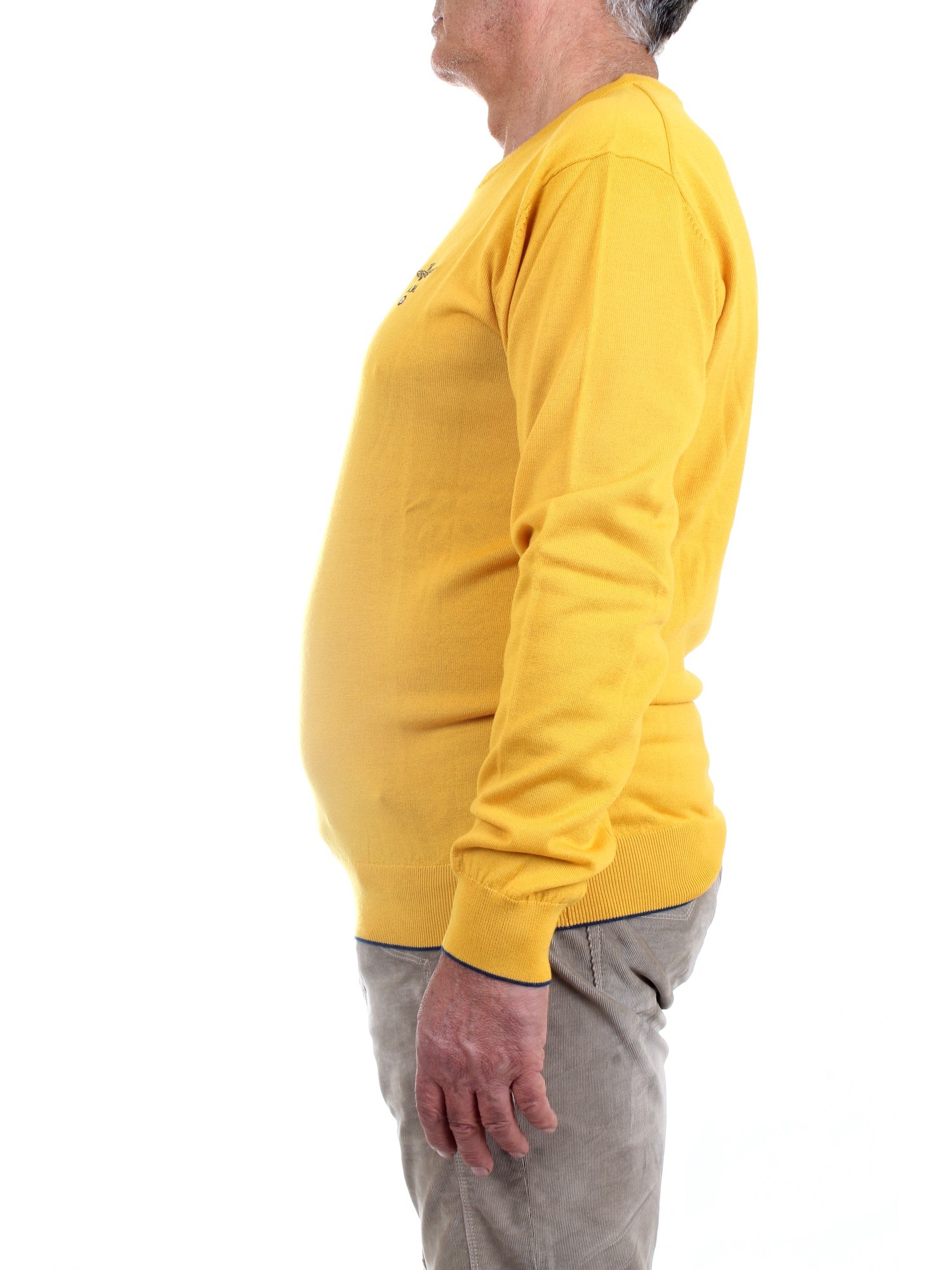 AERONAUTICA MILITARE 222MA1388L415 Yellow Clothing Man Pullover AERONAUTICA MILITARE 222MA1388L415 Yellow Clothing Man Pullover