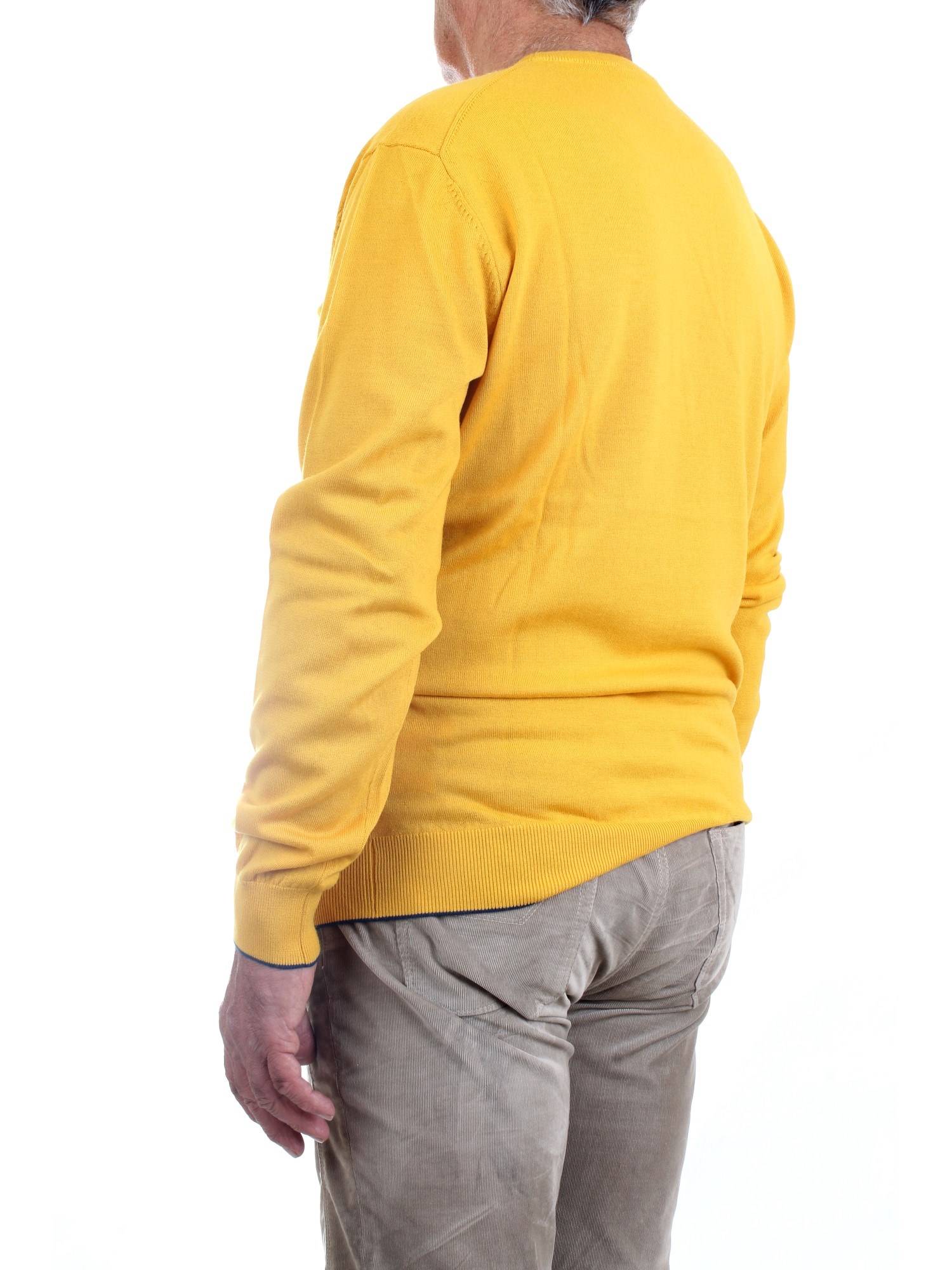 AERONAUTICA MILITARE 222MA1388L415 Yellow Clothing Man Pullover AERONAUTICA MILITARE 222MA1388L415 Yellow Clothing Man Pullover