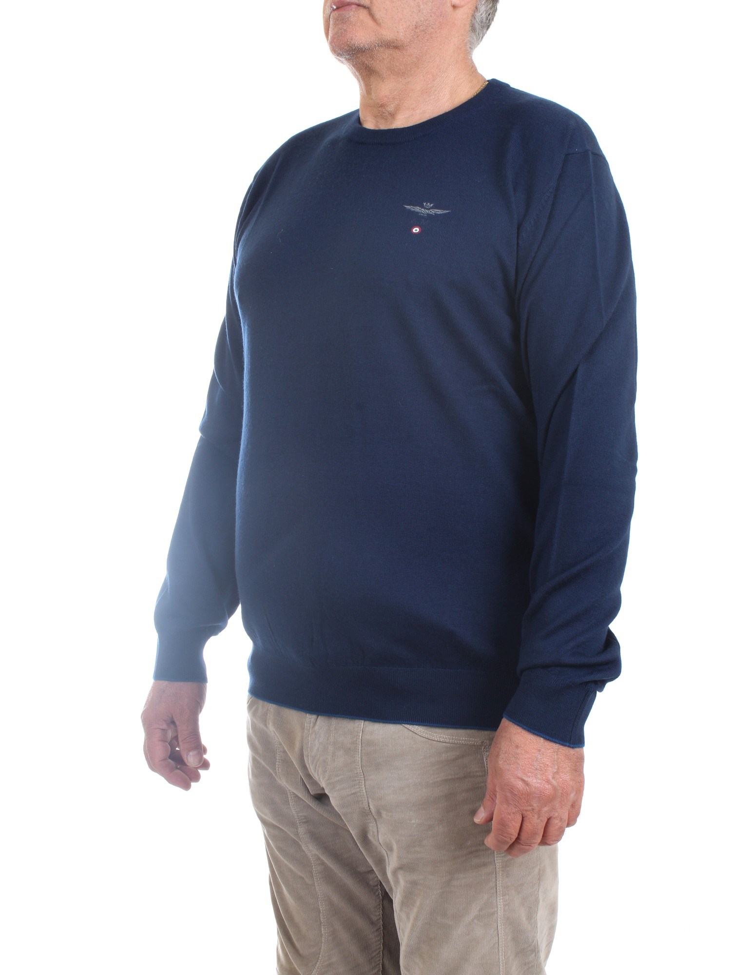 AERONAUTICA MILITARE 232MA1388L415 Blue Clothing Man Pullover AERONAUTICA MILITARE 232MA1388L415 Blue Clothing Man Pullover