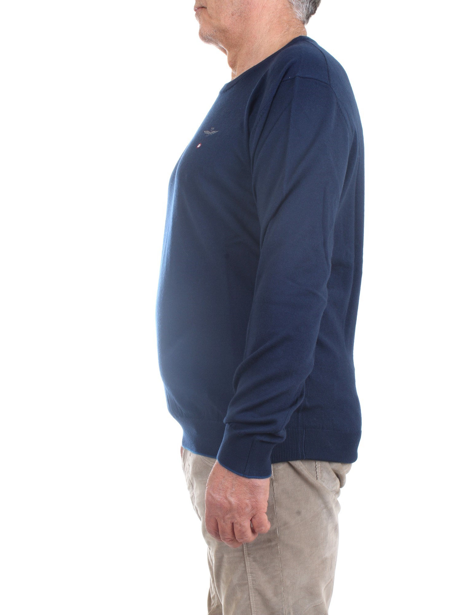 AERONAUTICA MILITARE 232MA1388L415 Blue Clothing Man Pullover AERONAUTICA MILITARE 232MA1388L415 Blue Clothing Man Pullover