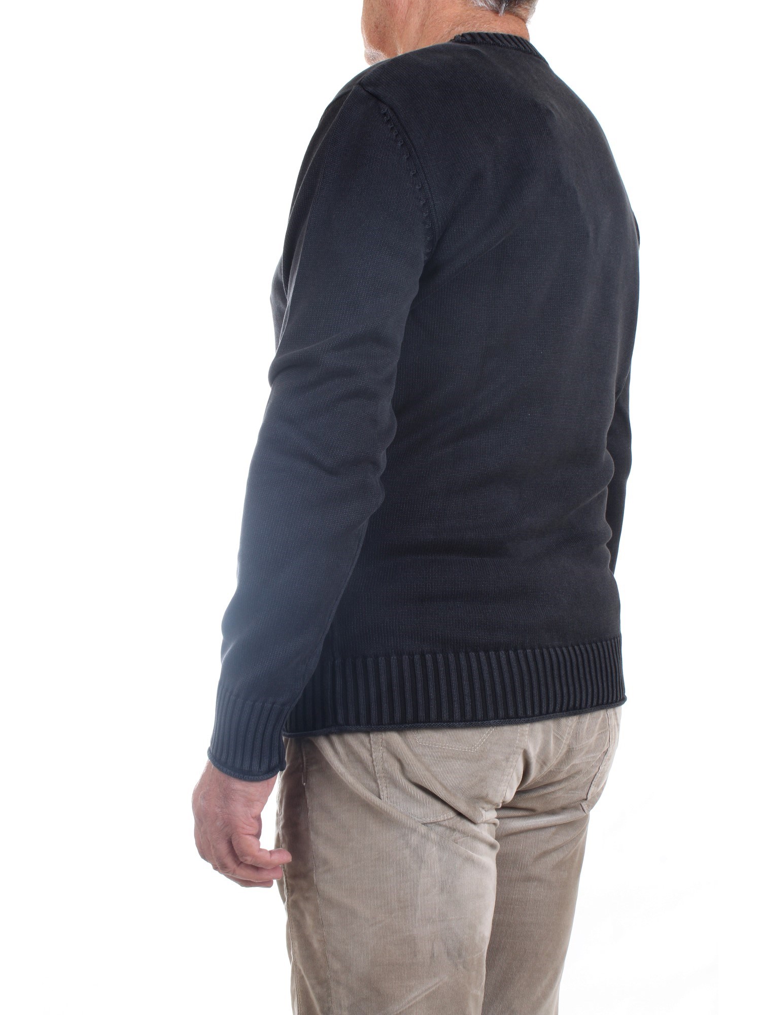 AERONAUTICA MILITARE 222MA1409L474 Black Clothing Man Pullover AERONAUTICA MILITARE 222MA1409L474 Black Clothing Man Pullover
