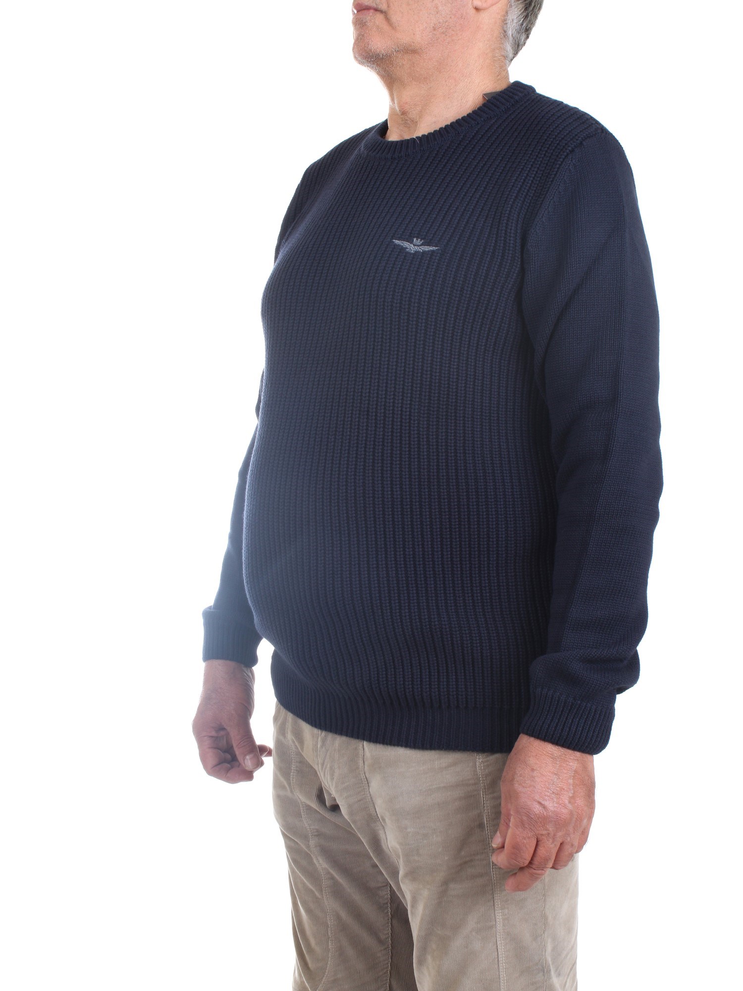 AERONAUTICA MILITARE 222MA1403L409 Blue Clothing Man Sweater AERONAUTICA MILITARE 222MA1403L409 Blue Clothing Man Sweater