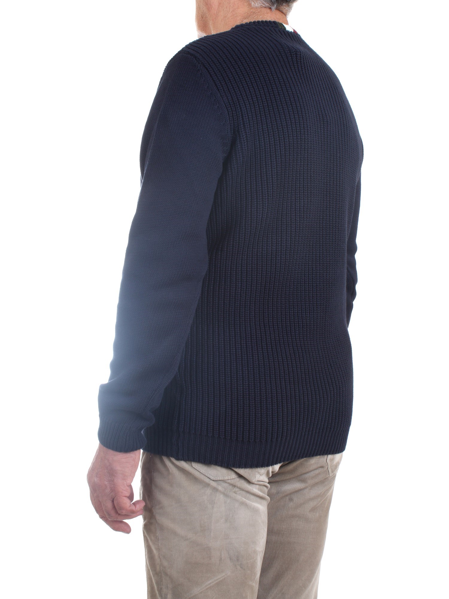 AERONAUTICA MILITARE 222MA1403L409 Blue Clothing Man Sweater AERONAUTICA MILITARE 222MA1403L409 Blue Clothing Man Sweater
