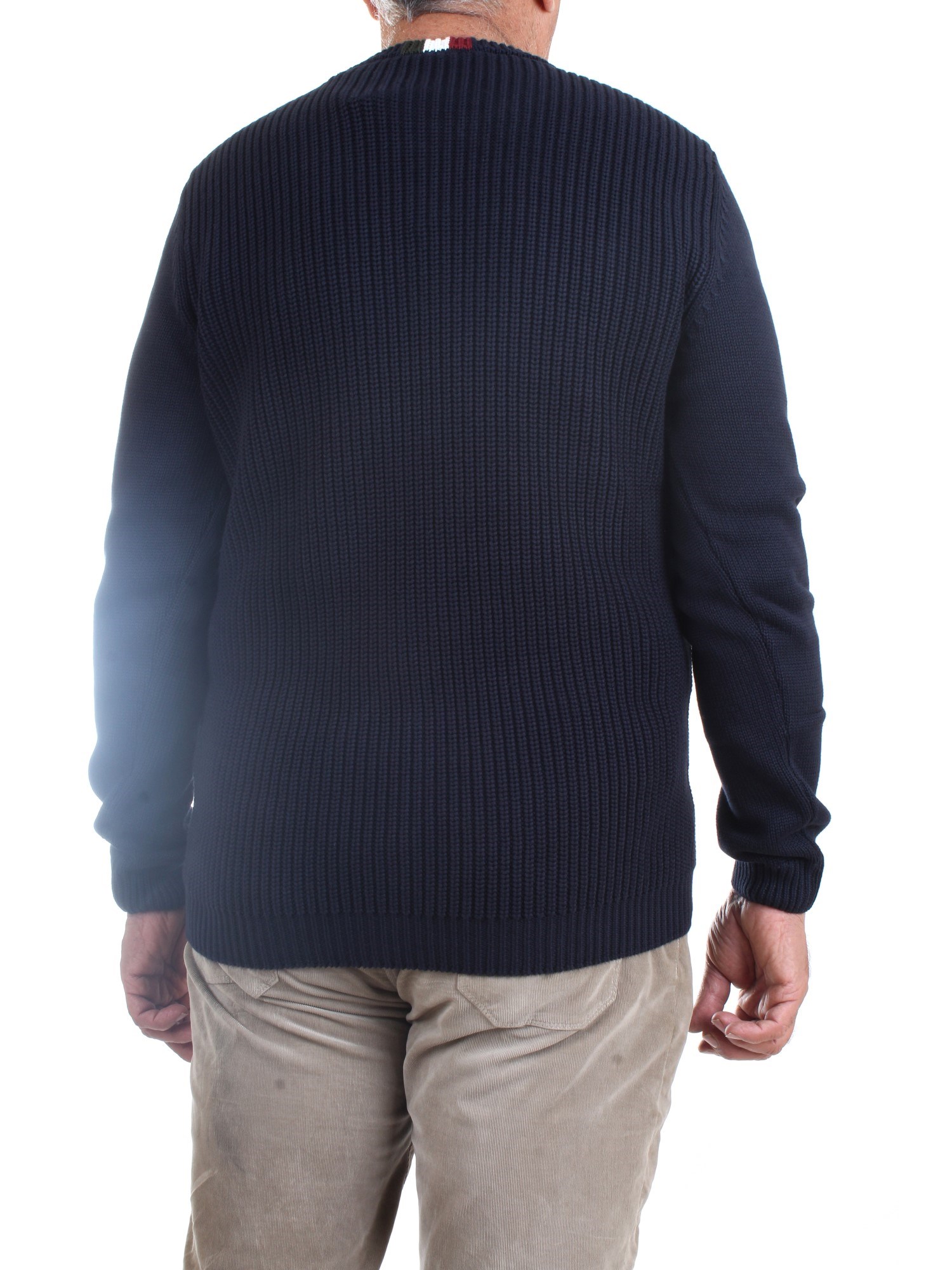AERONAUTICA MILITARE 222MA1403L409 Blue Clothing Man Sweater AERONAUTICA MILITARE 222MA1403L409 Blue Clothing Man Sweater