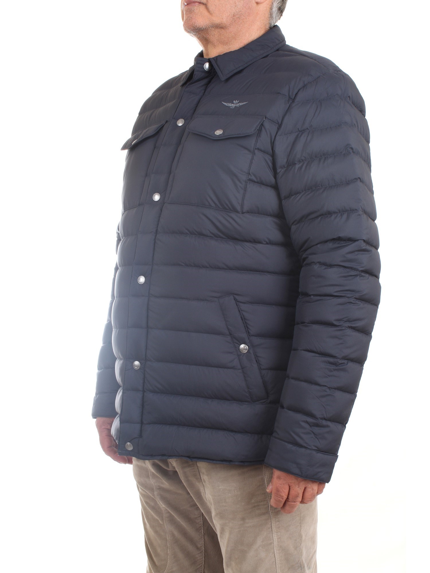 AERONAUTICA MILITARE 222AB2032CT3016 Blue Clothing Man Duvet AERONAUTICA MILITARE 222AB2032CT3016 Blue Clothing Man Duvet