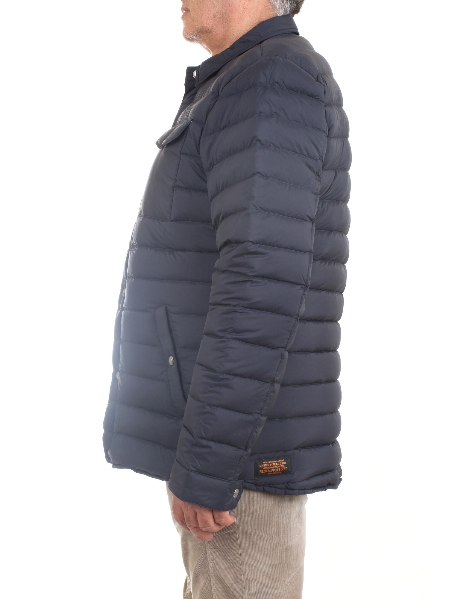 AERONAUTICA MILITARE 222AB2032CT3016 Blue Clothing Man Duvet AERONAUTICA MILITARE 222AB2032CT3016 Blue Clothing Man Duvet