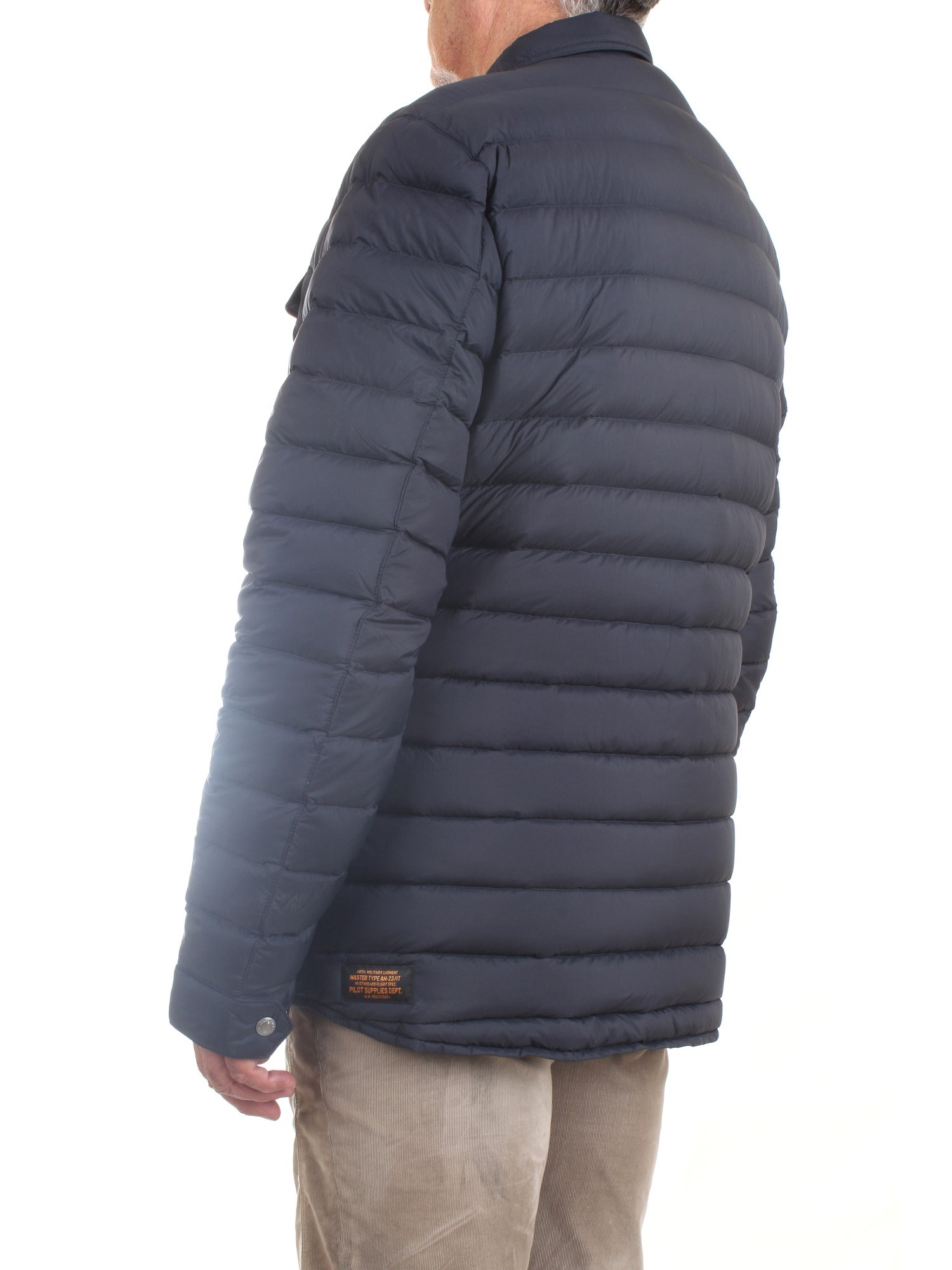 AERONAUTICA MILITARE 222AB2032CT3016 Blue Clothing Man Duvet AERONAUTICA MILITARE 222AB2032CT3016 Blue Clothing Man Duvet