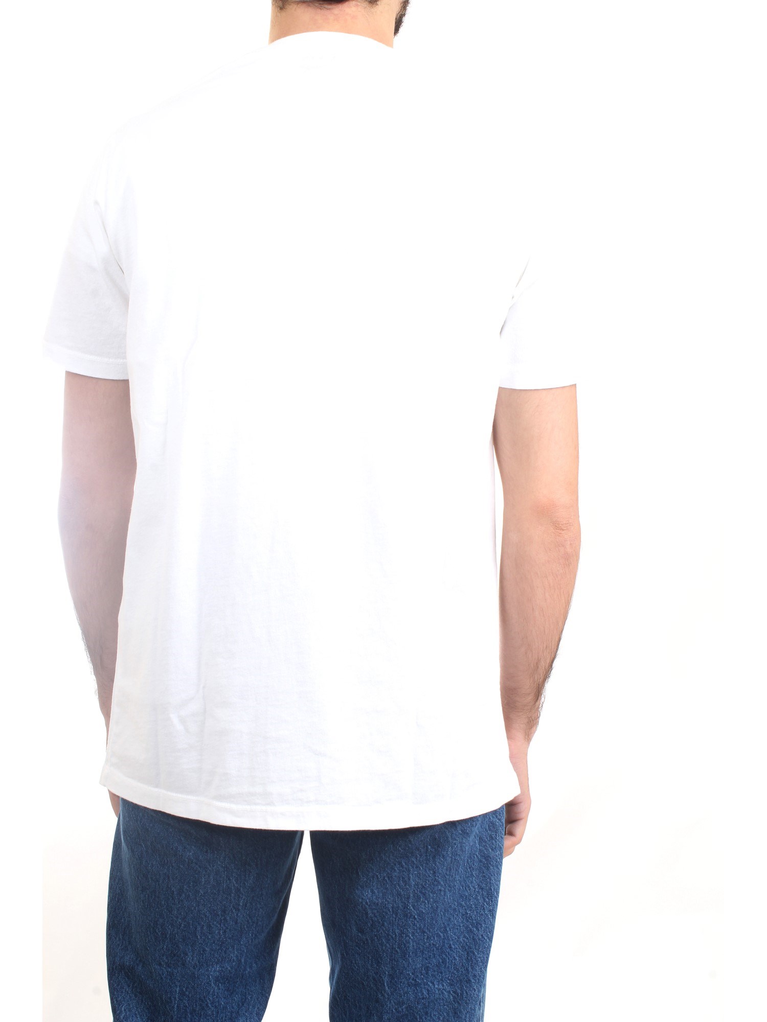 ROY ROGER'S P23RRU172CD55XXXX White Clothing Man T-Shirt/Polo ROY ROGER'S P23RRU172CD55XXXX White Clothing Man T-Shirt/Polo