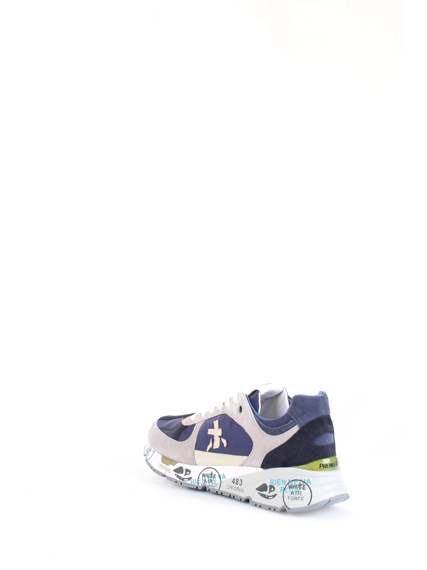 PREMIATA 6155 Blue Shoes Man Sneakers PREMIATA 6155 Blue Shoes Man Sneakers