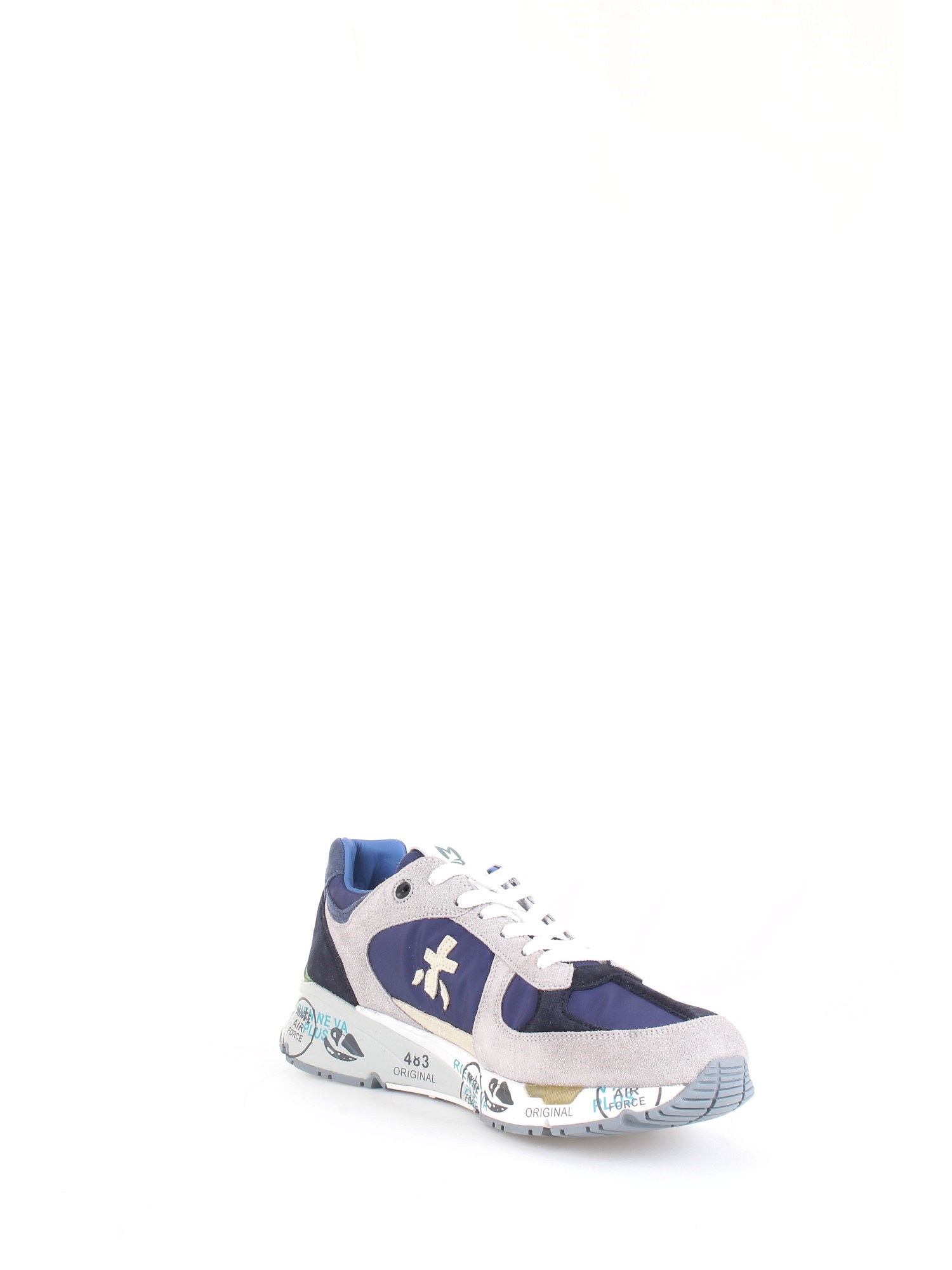 PREMIATA 6155 Blue Shoes Man Sneakers PREMIATA 6155 Blue Shoes Man Sneakers
