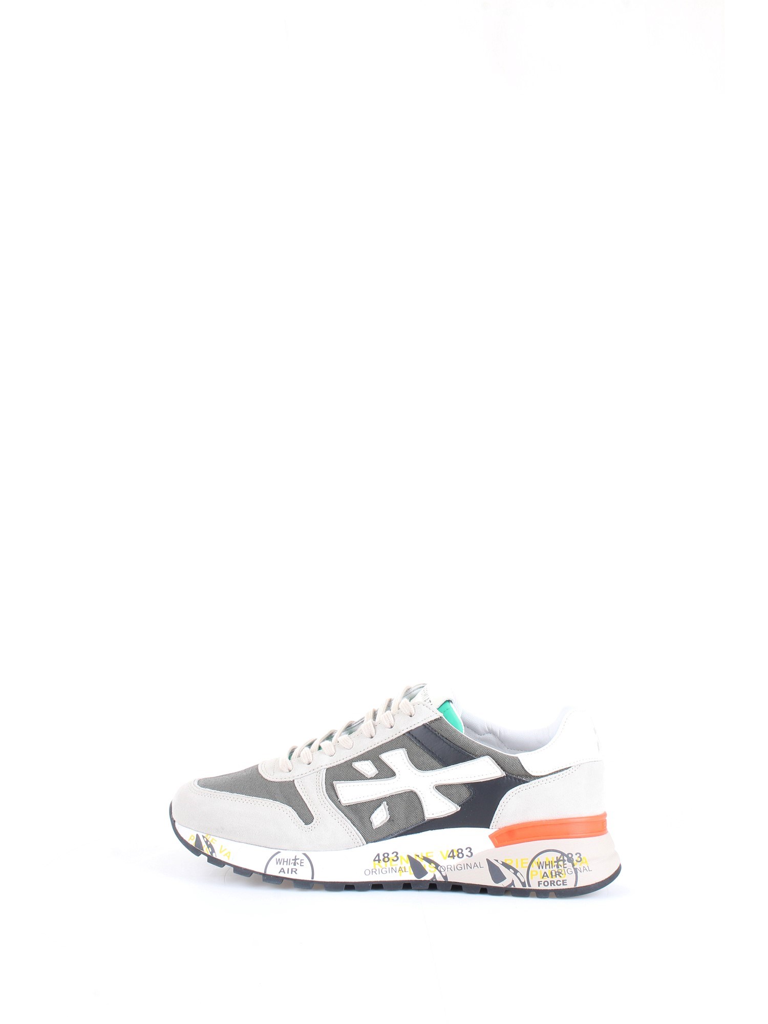 PREMIATA 6166 Grey Clothing Man Sneakers PREMIATA 6166 Grey Clothing Man Sneakers