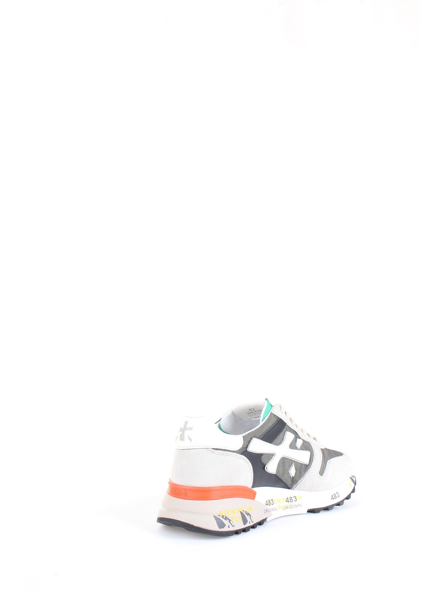 PREMIATA 6166 Grey Clothing Man Sneakers PREMIATA 6166 Grey Clothing Man Sneakers