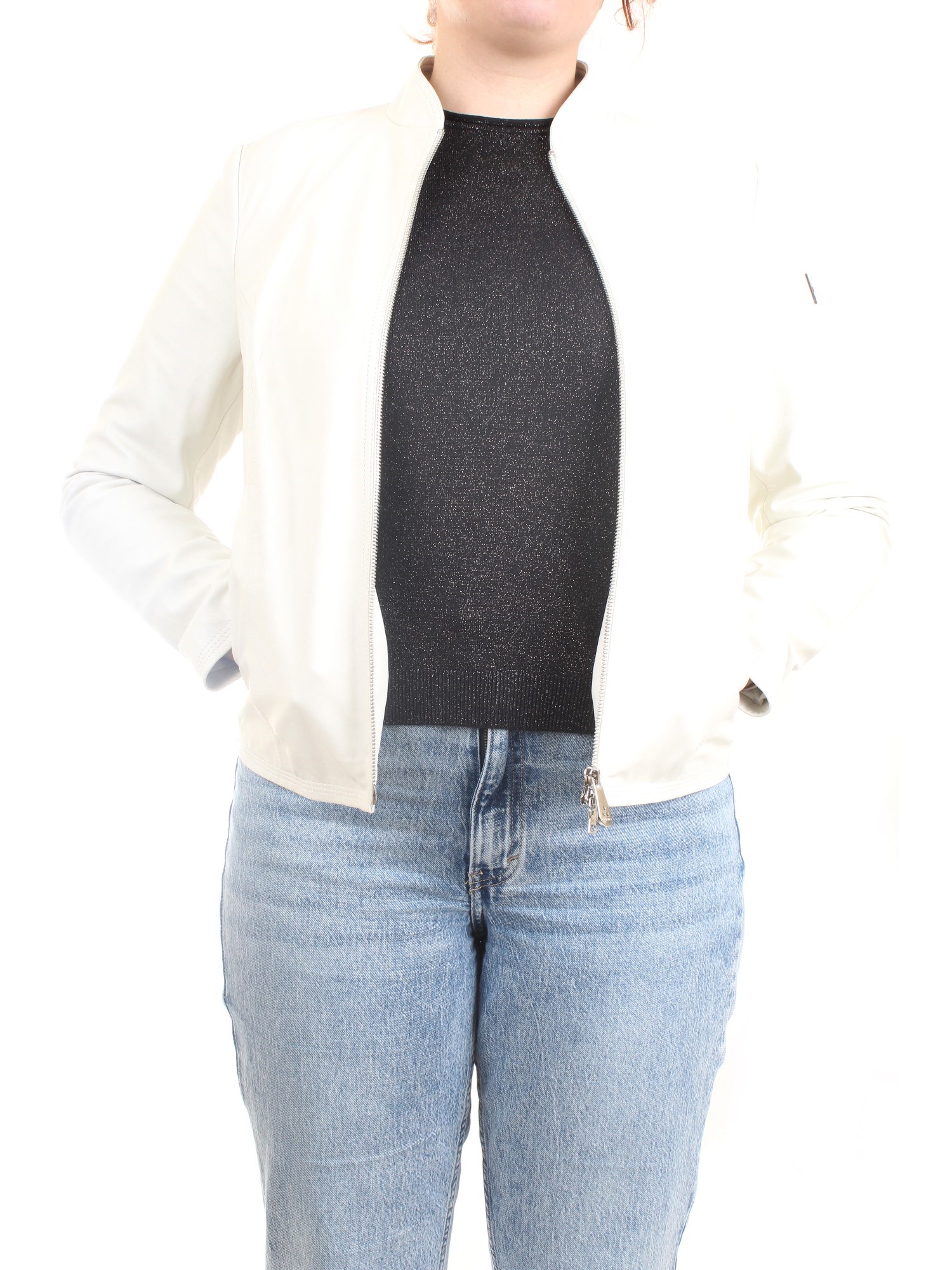 PEUTEREY PED3560 White Clothing Woman Jacket PEUTEREY PED3560 White Clothing Woman Jacket