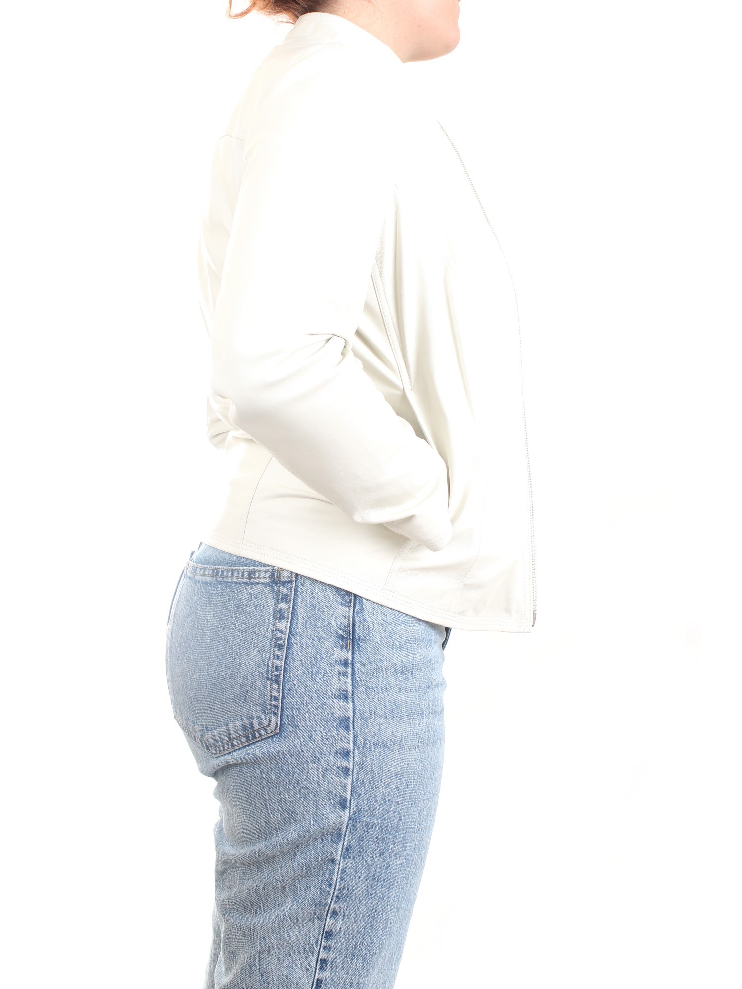 PEUTEREY PED3560 White Clothing Woman Jacket PEUTEREY PED3560 White Clothing Woman Jacket