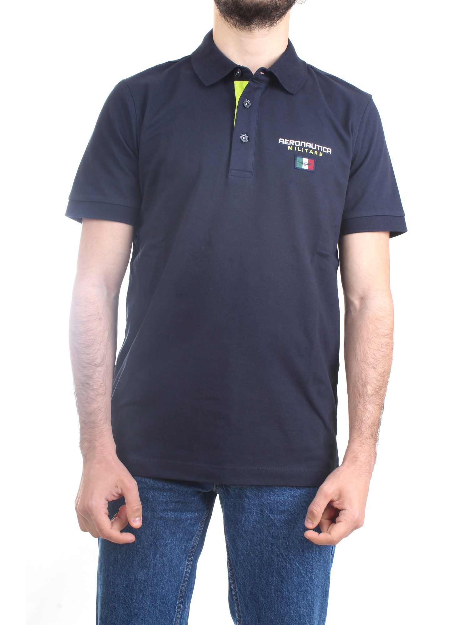 AERONAUTICA MILITARE 231PO1679P173 Blue Clothing Man Polo shirt AERONAUTICA MILITARE 231PO1679P173 Blue Clothing Man Polo shirt