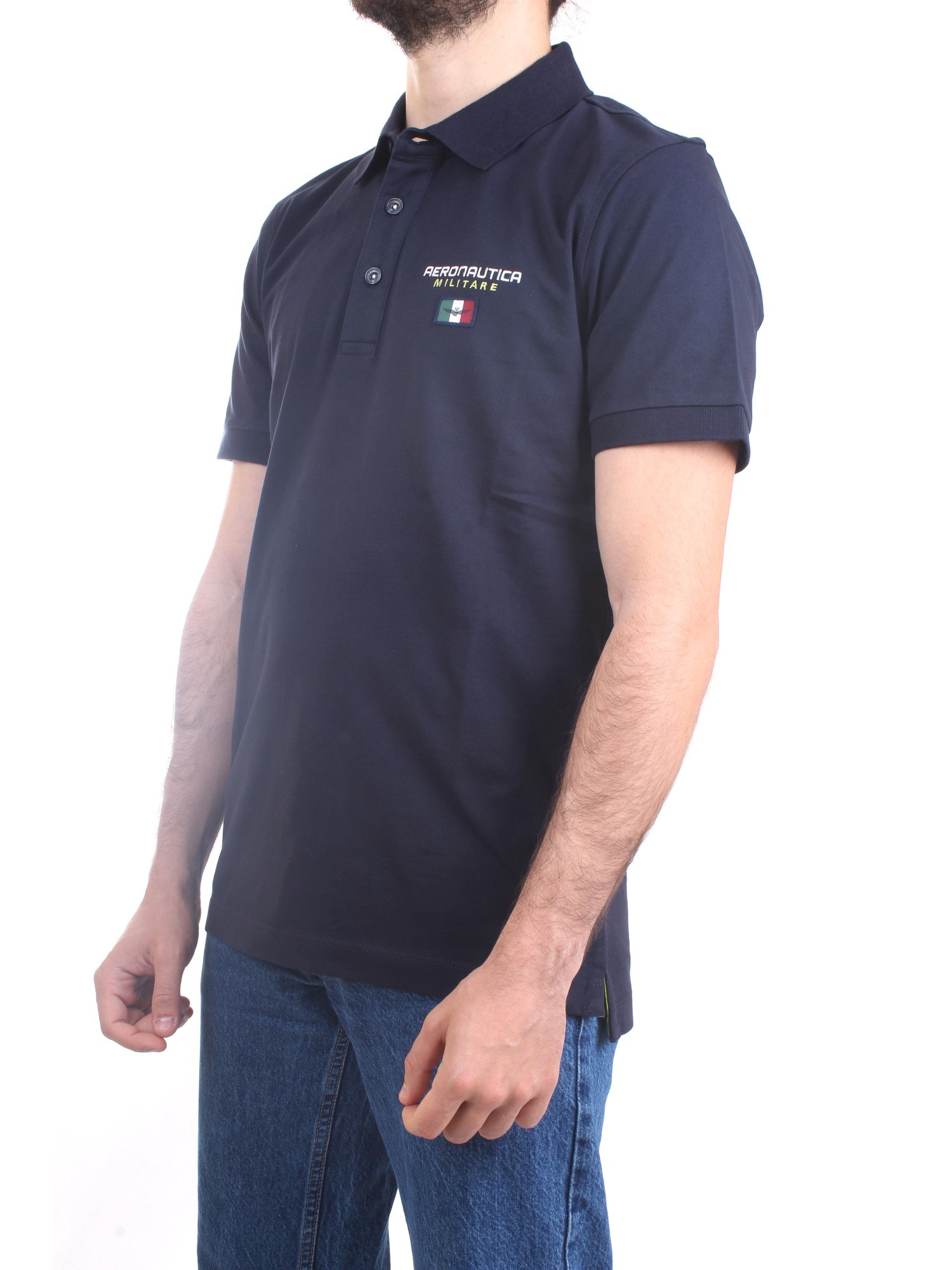 AERONAUTICA MILITARE 231PO1679P173 Blue Clothing Man Polo shirt AERONAUTICA MILITARE 231PO1679P173 Blue Clothing Man Polo shirt