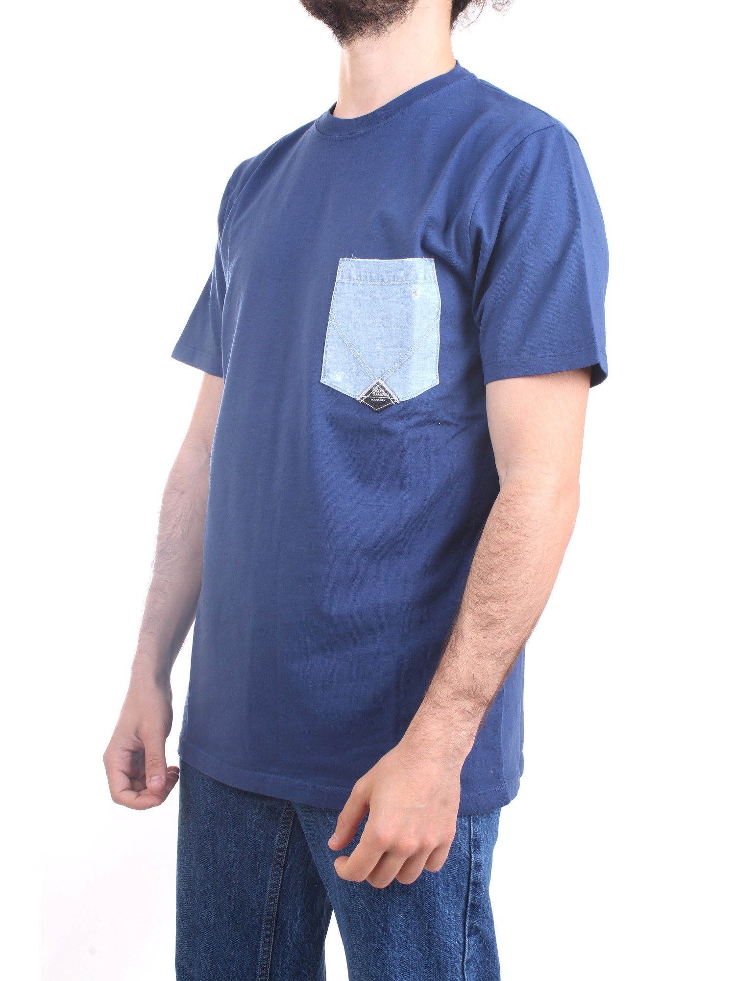 ROY ROGER'S P23RRU172CD55XXXX Blue Clothing Man T-Shirt/Polo ROY ROGER'S P23RRU172CD55XXXX Blue Clothing Man T-Shirt/Polo