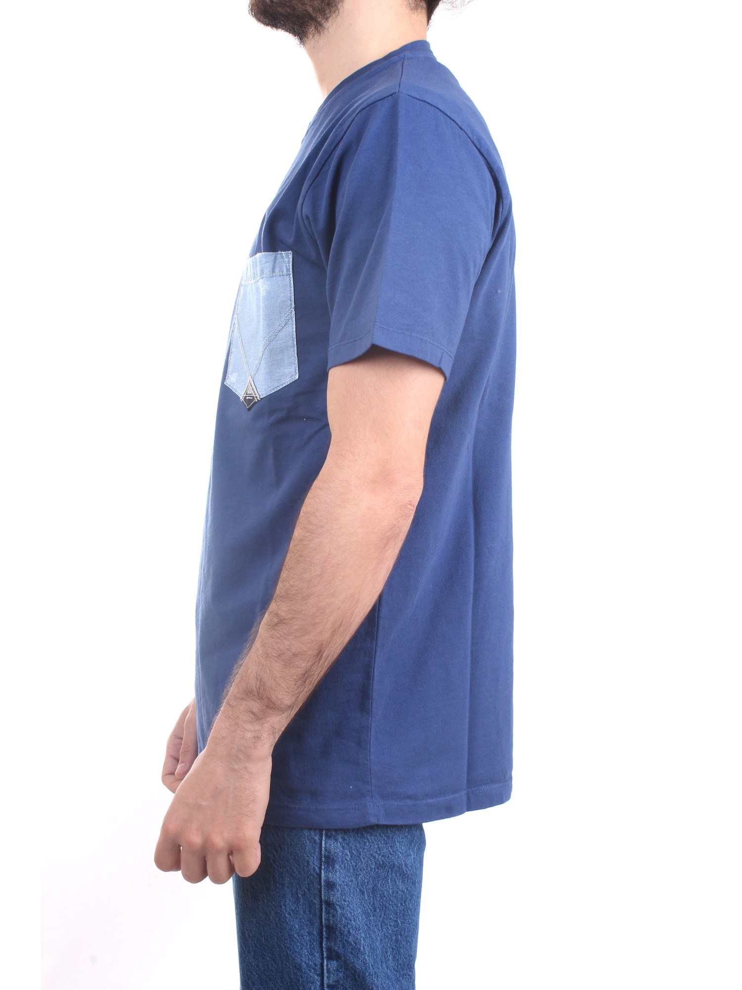 ROY ROGER'S P23RRU172CD55XXXX Blue Clothing Man T-Shirt/Polo ROY ROGER'S P23RRU172CD55XXXX Blue Clothing Man T-Shirt/Polo