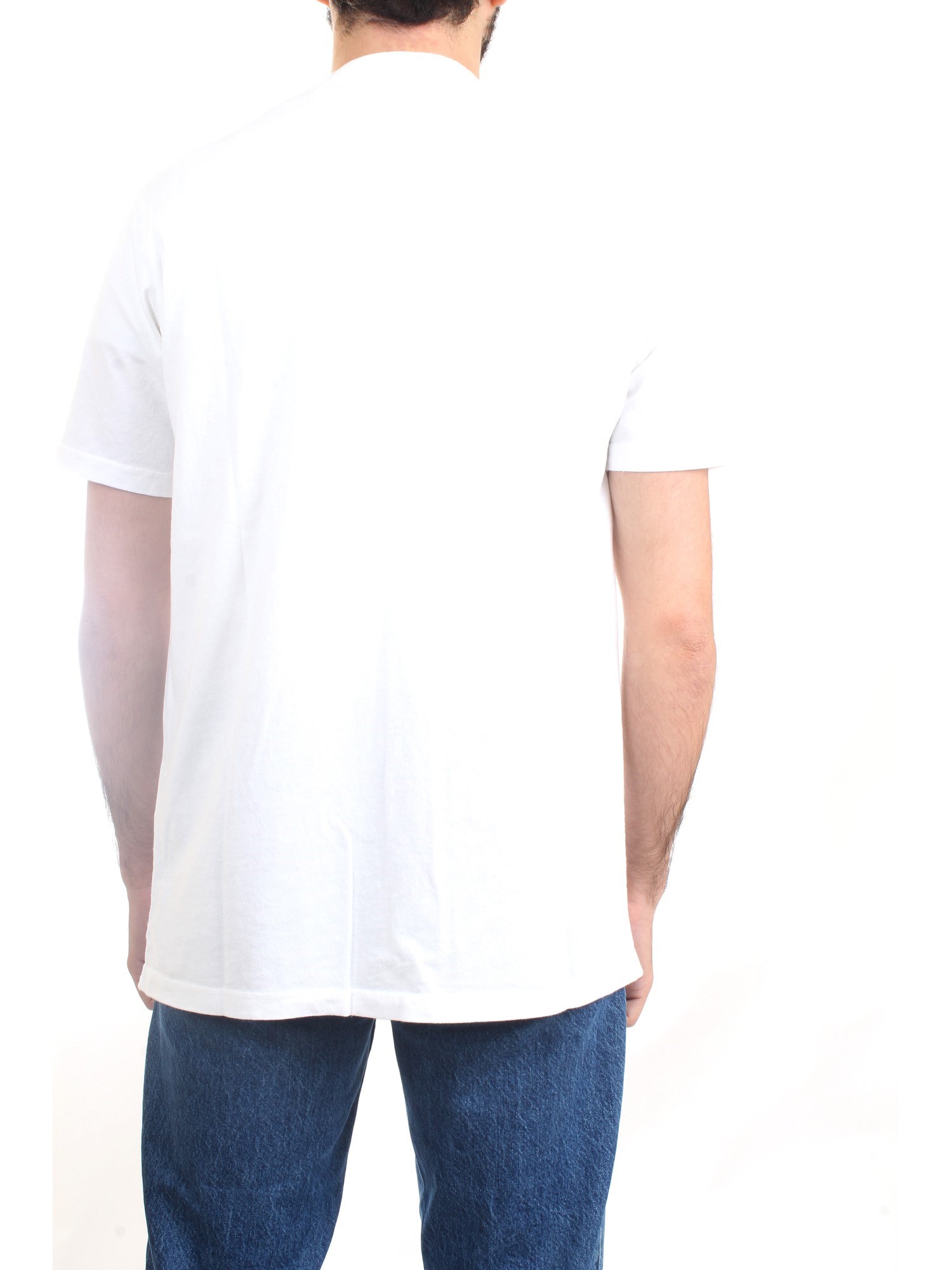 ROY ROGER'S P23RRU634CA160111 White Clothing Man T-Shirt/Polo ROY ROGER'S P23RRU634CA160111 White Clothing Man T-Shirt/Polo