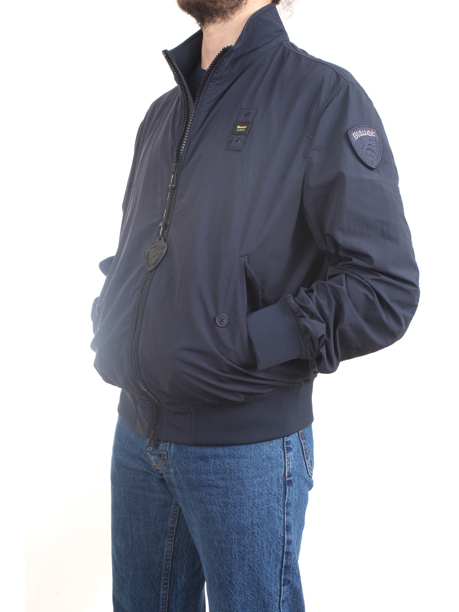 Blauer 23SBLUC04112006535 Blue Clothing Man Jacket Blauer 23SBLUC04112006535 Blue Clothing Man Jacket