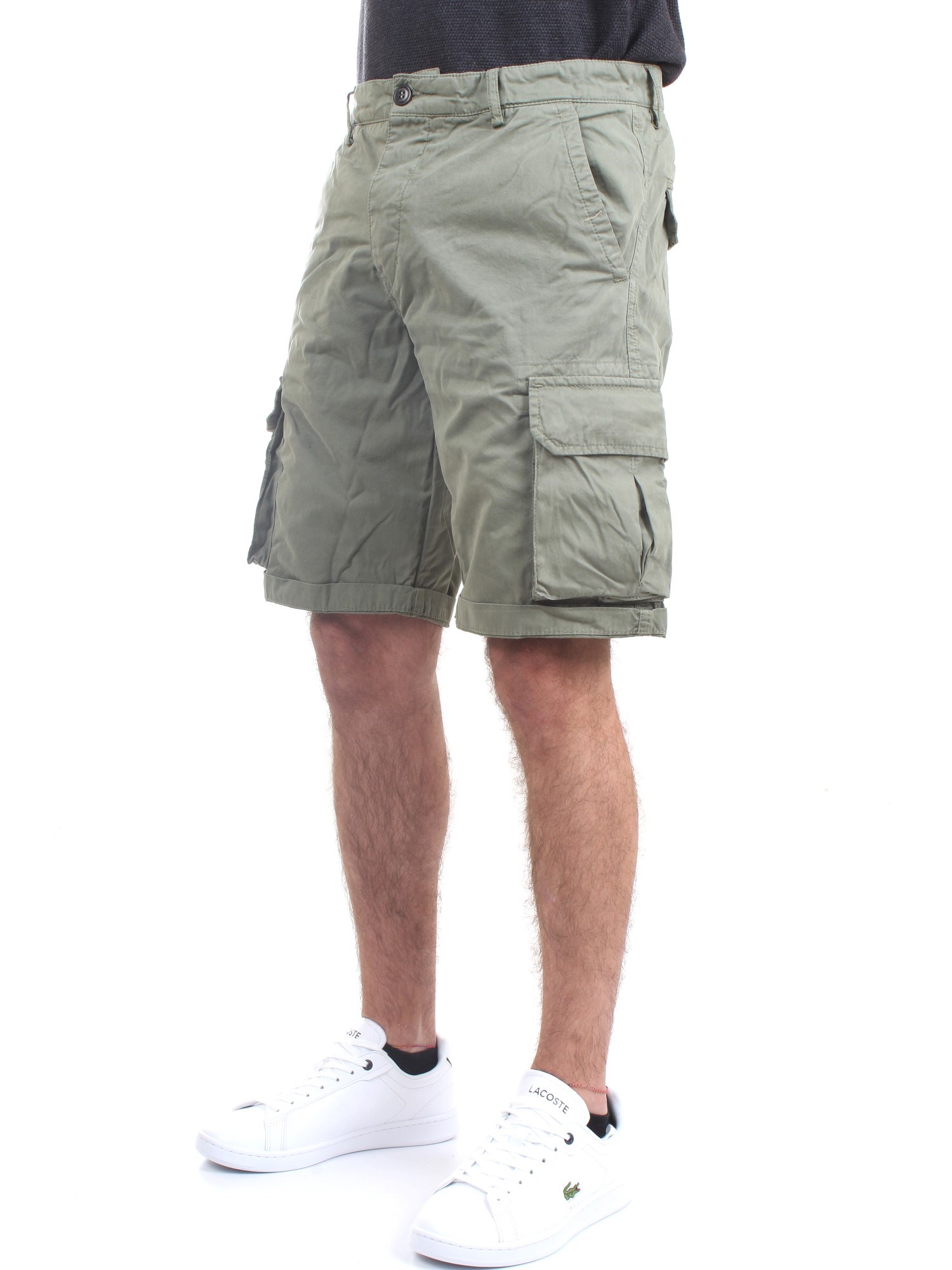 40 Weft NICK 1187 Green Clothing Man Shorts 40 Weft NICK 1187 Green Clothing Man Shorts