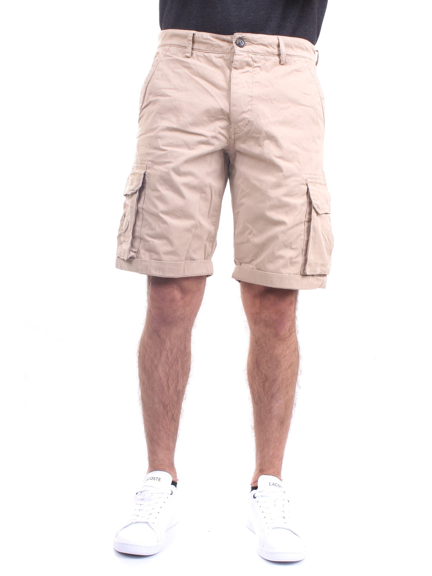 40 Weft NICK 1187 Beige Clothing Man Shorts 40 Weft NICK 1187 Beige Clothing Man Shorts