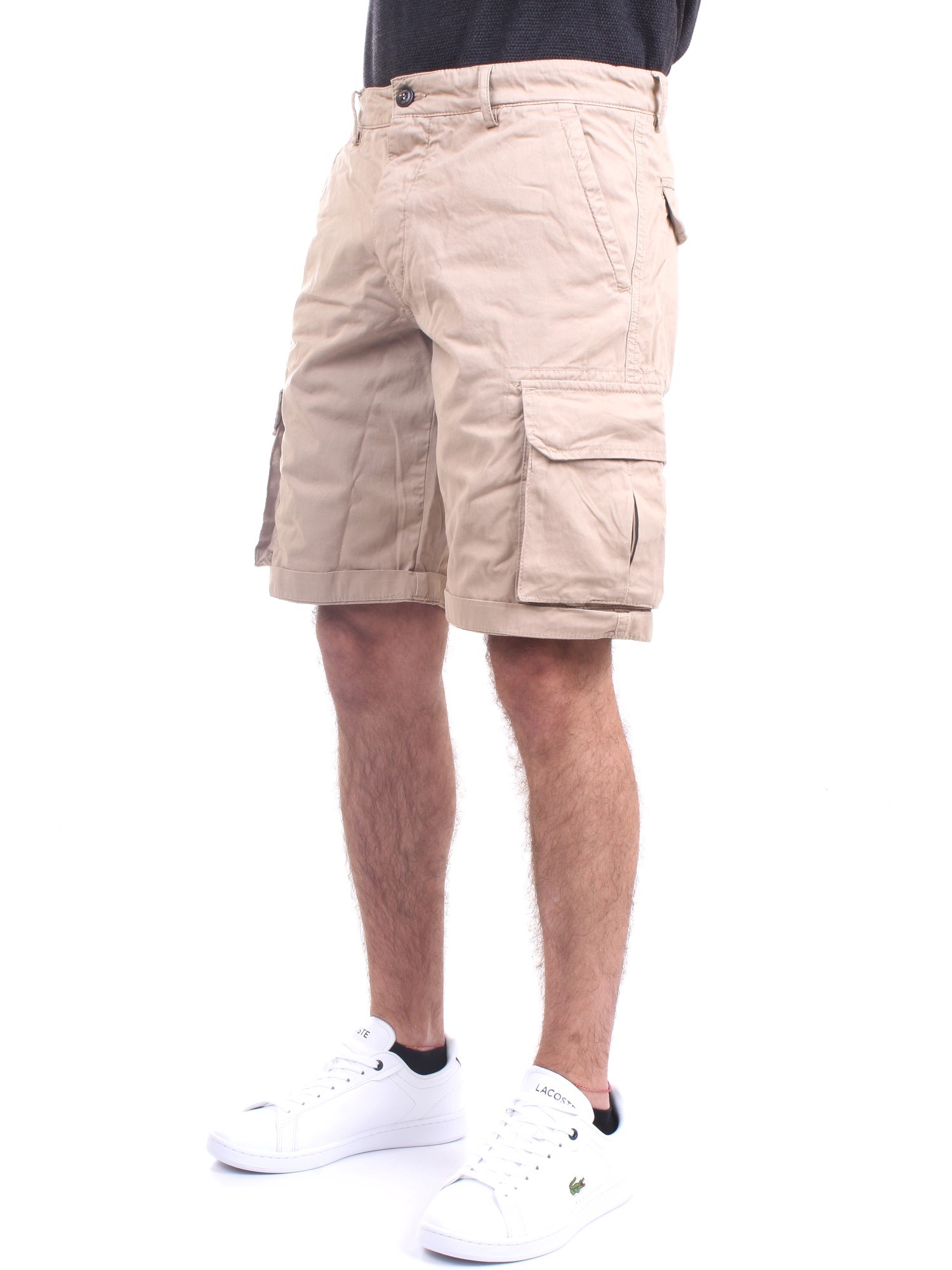 40 Weft NICK 1187 Beige Clothing Man Shorts 40 Weft NICK 1187 Beige Clothing Man Shorts
