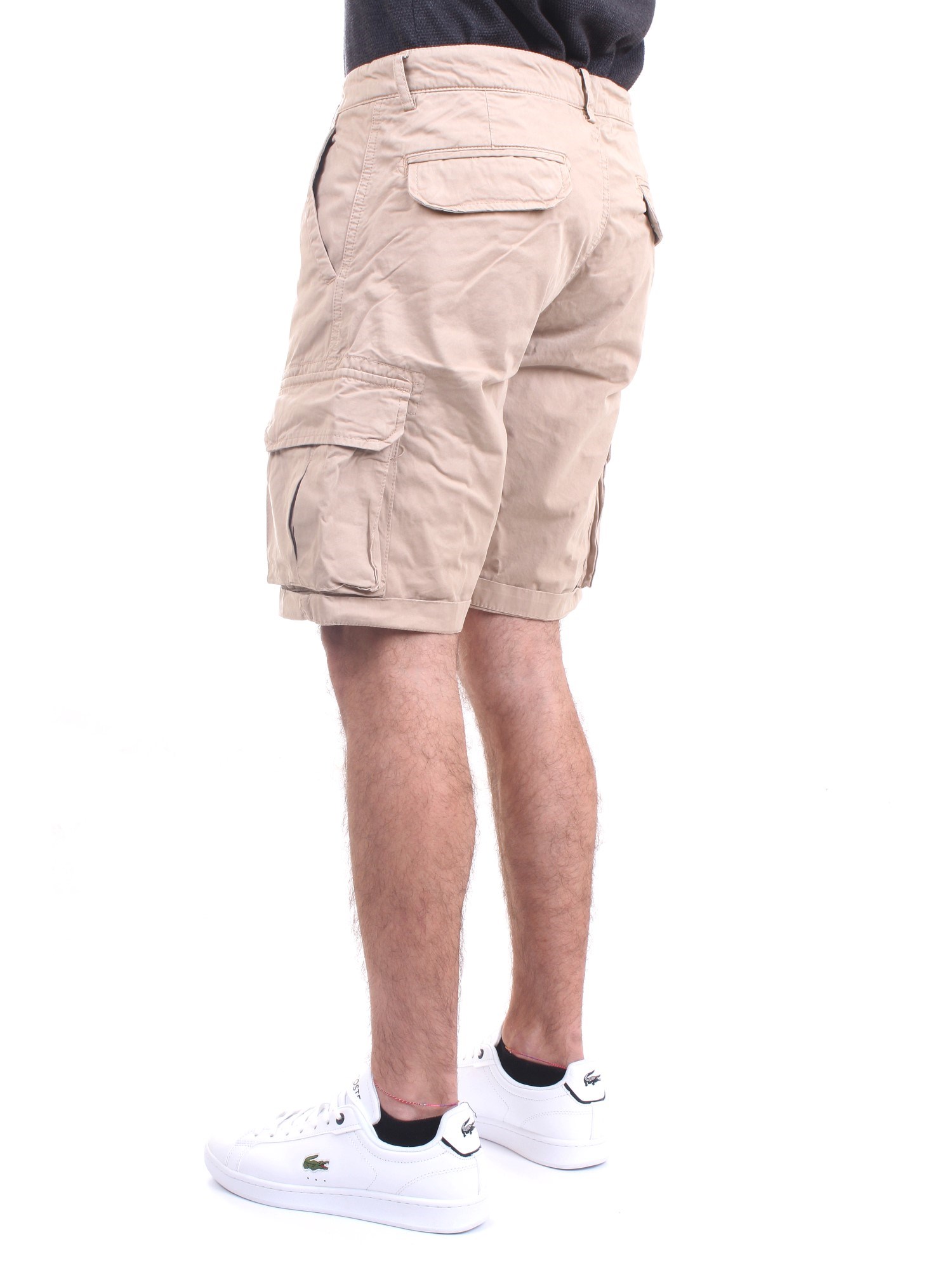 40 Weft NICK 1187 Beige Clothing Man Shorts 40 Weft NICK 1187 Beige Clothing Man Shorts
